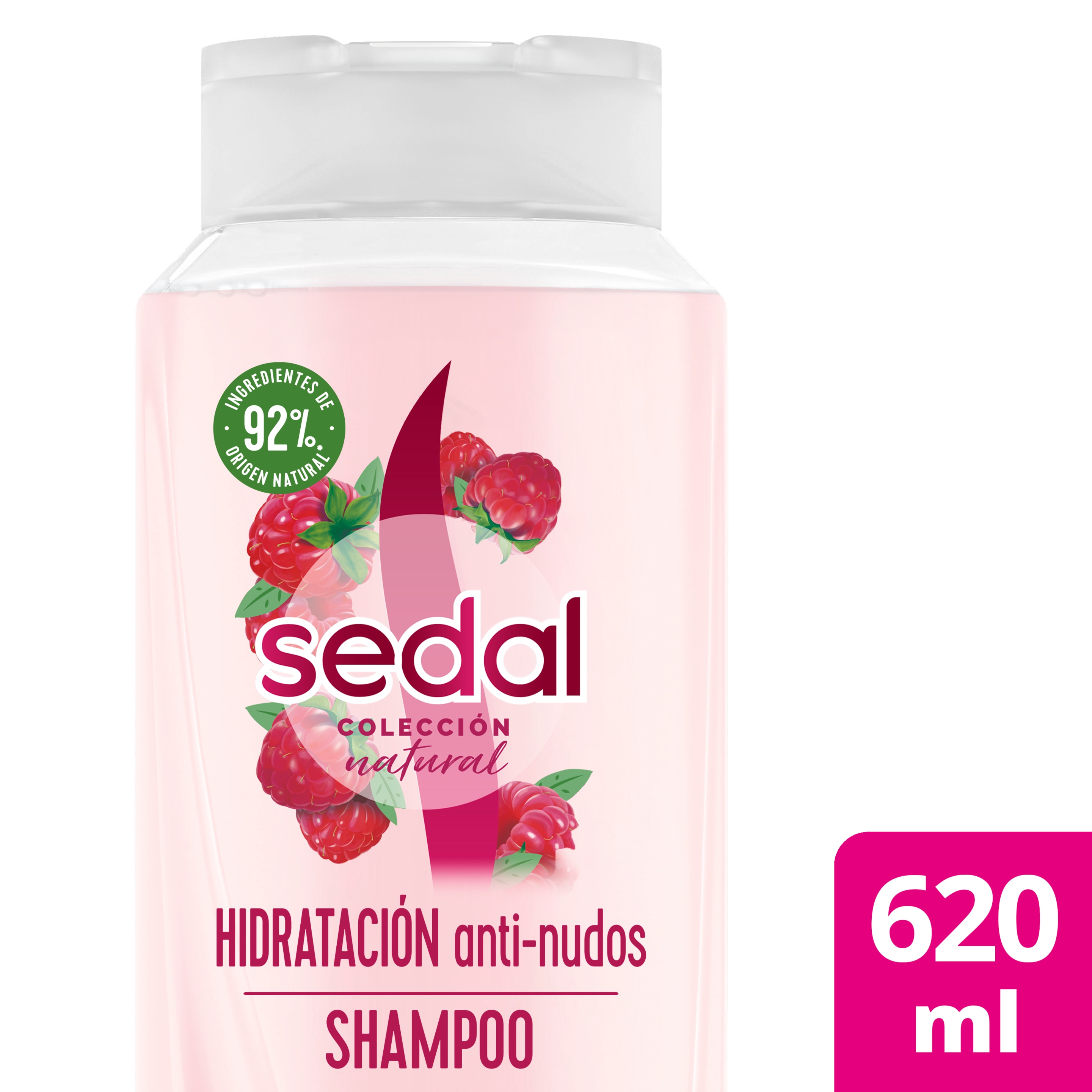 Shampoo Sedal Hidratación Anti Nudos Frambuesa y Óleos  620ml