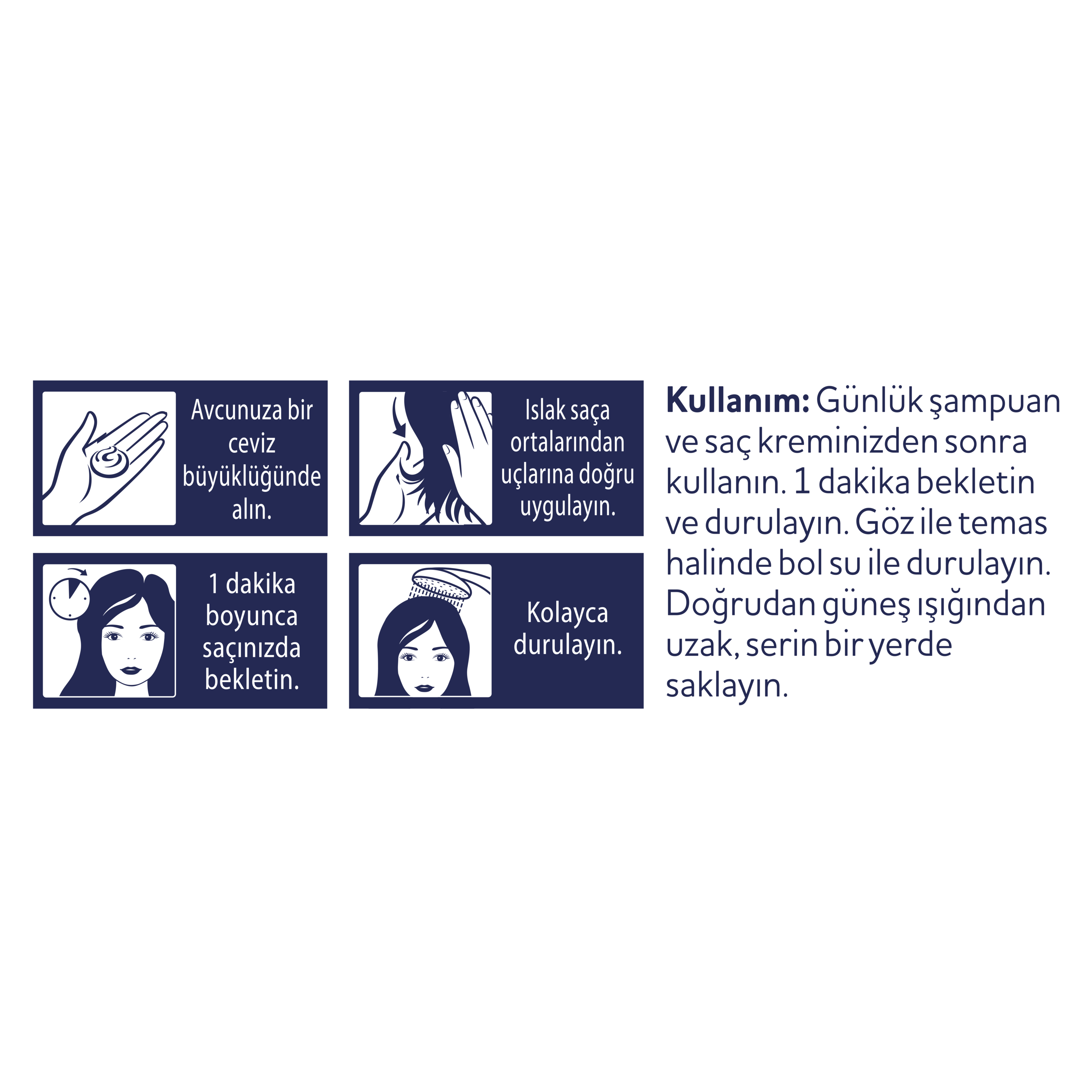 DOVE 1 Minute Serum Saç Bakım Maskesi  Yoğun Onarıcı  160 ml