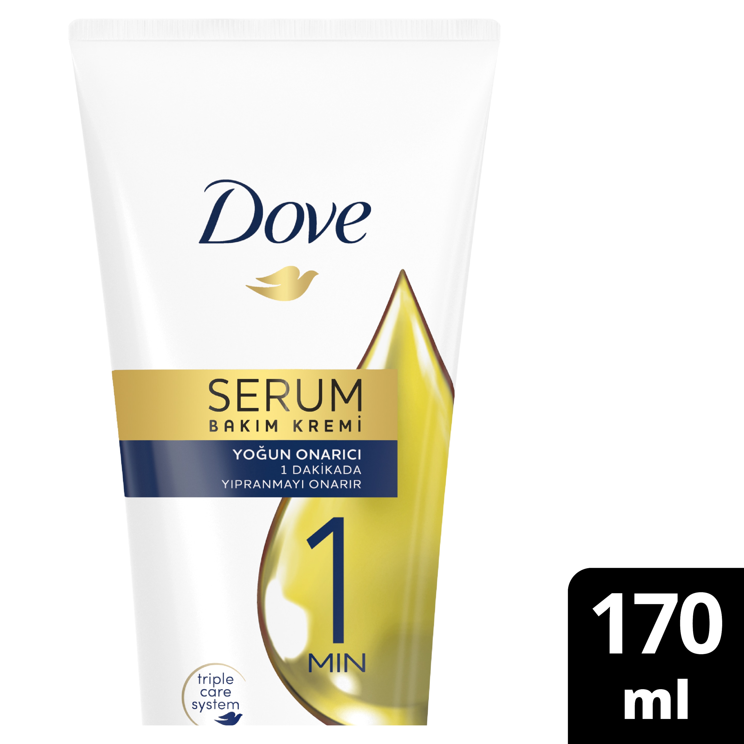 DOVE 1 Minute Serum Saç Bakım Kremi  Yoğun Onarıcı  170 ml