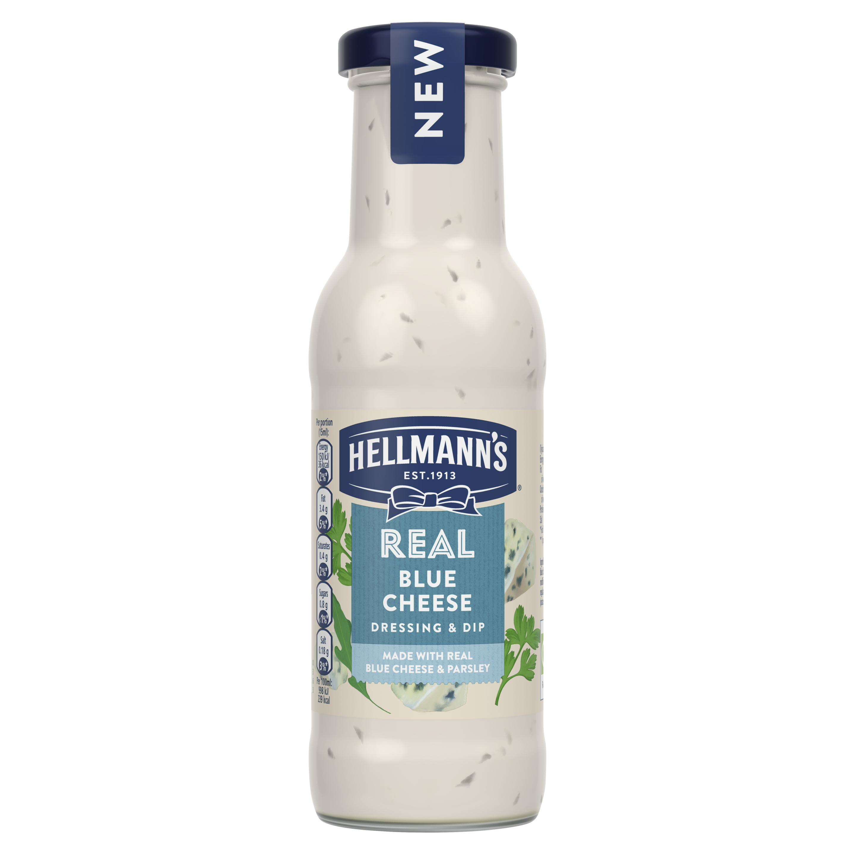 Hellmann's Real Blue Cheese Dressing & Dip 250 ml