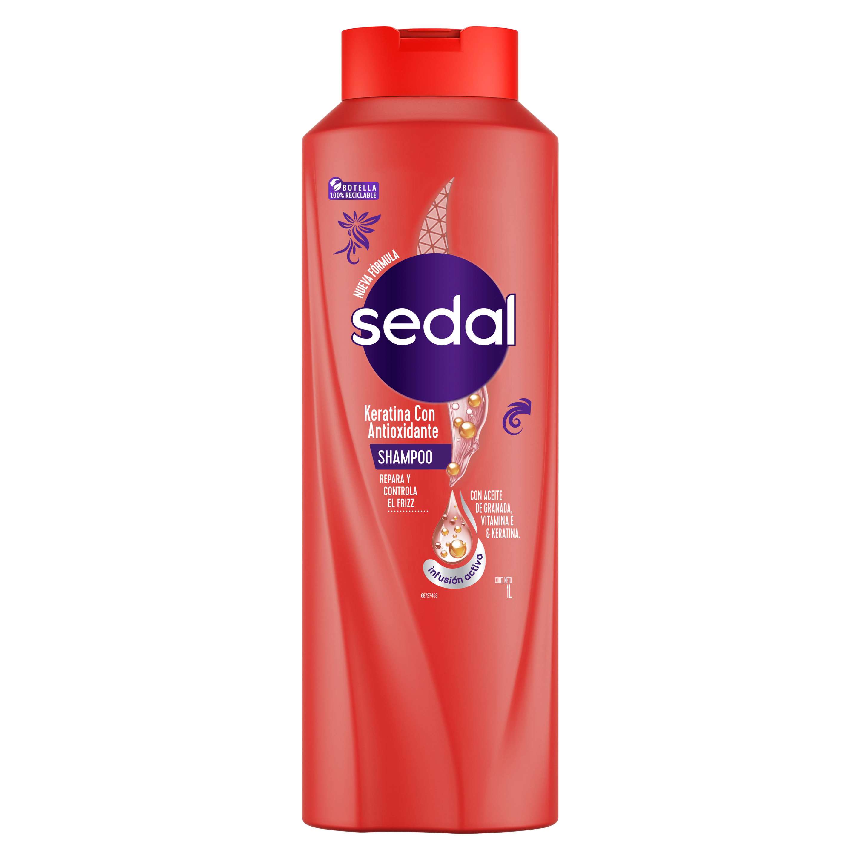 Shampoo Sedal Keratina con Antioxidante 1000ML
