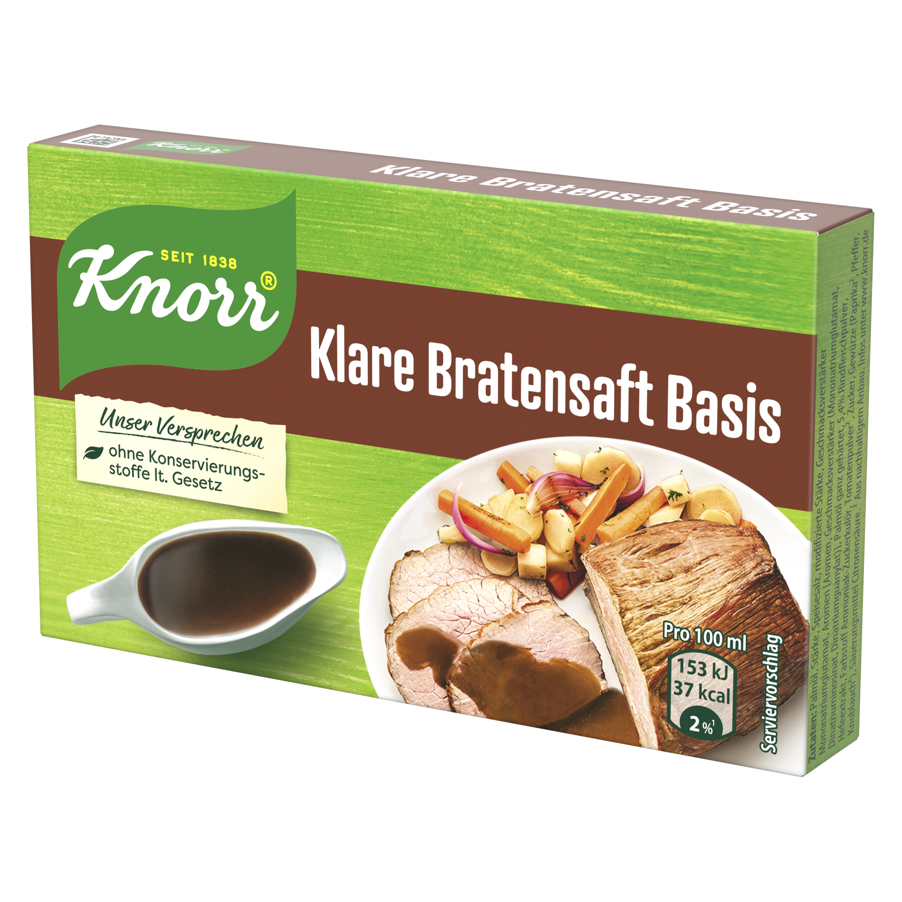 Knorr Klare Bratensaft Basis Würfel ergibt 1 l