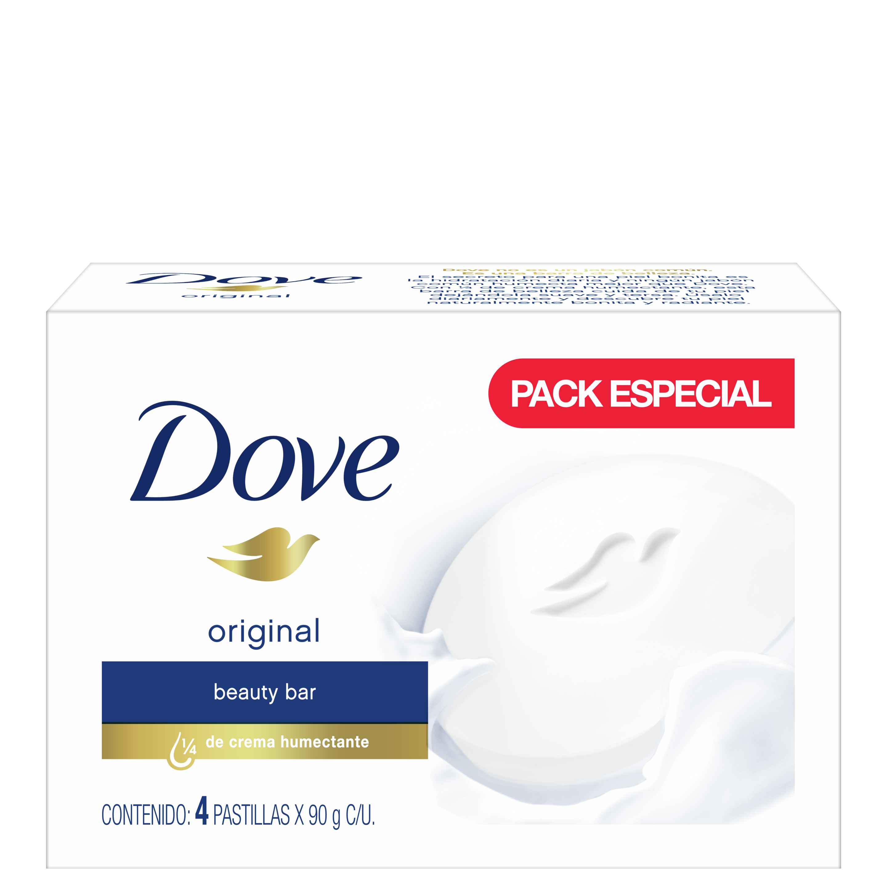 Dove Jabón Pastilla Individual Original  3x90g