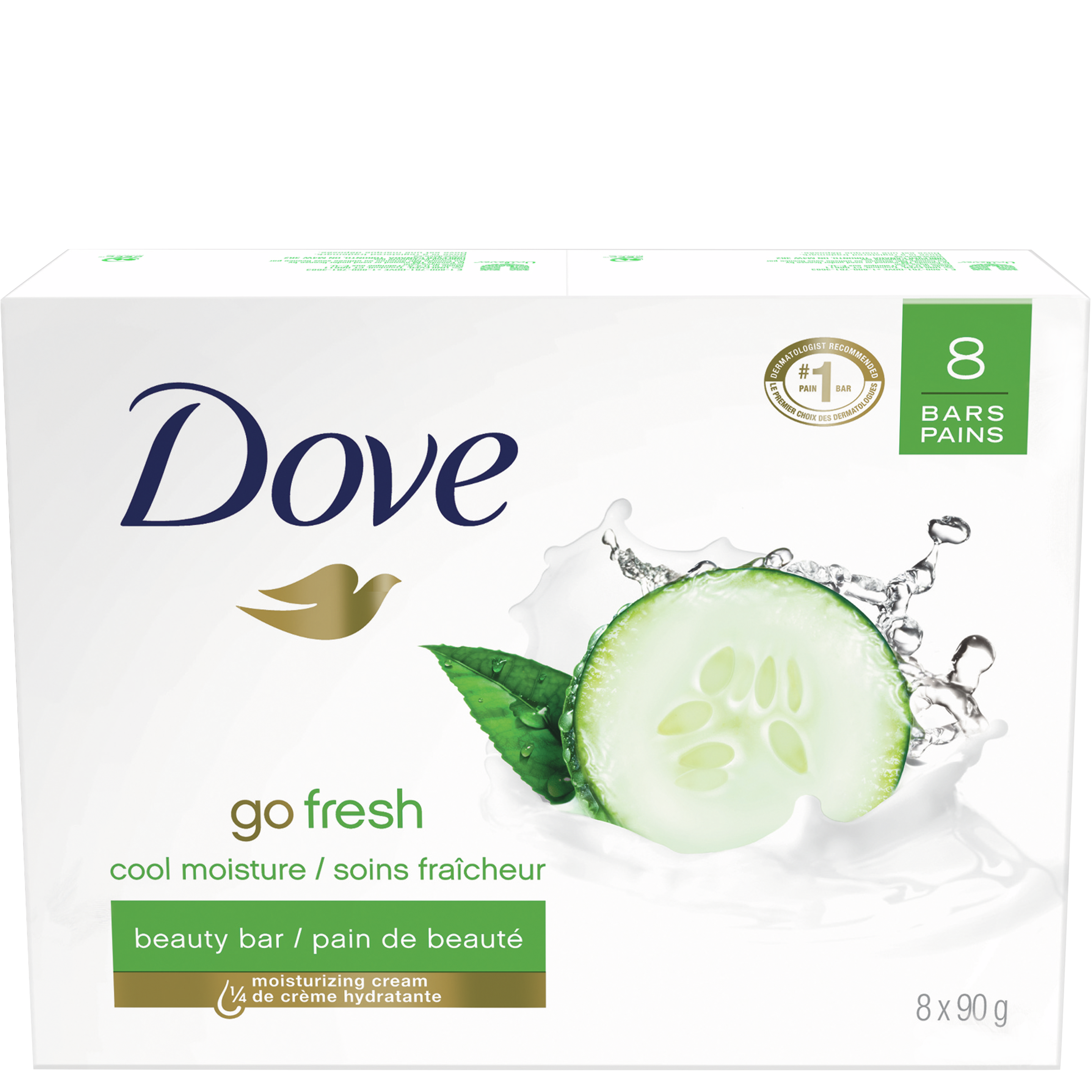 Pain de beauté Go Fresh Soins fraîcheur 8 x 90 g
