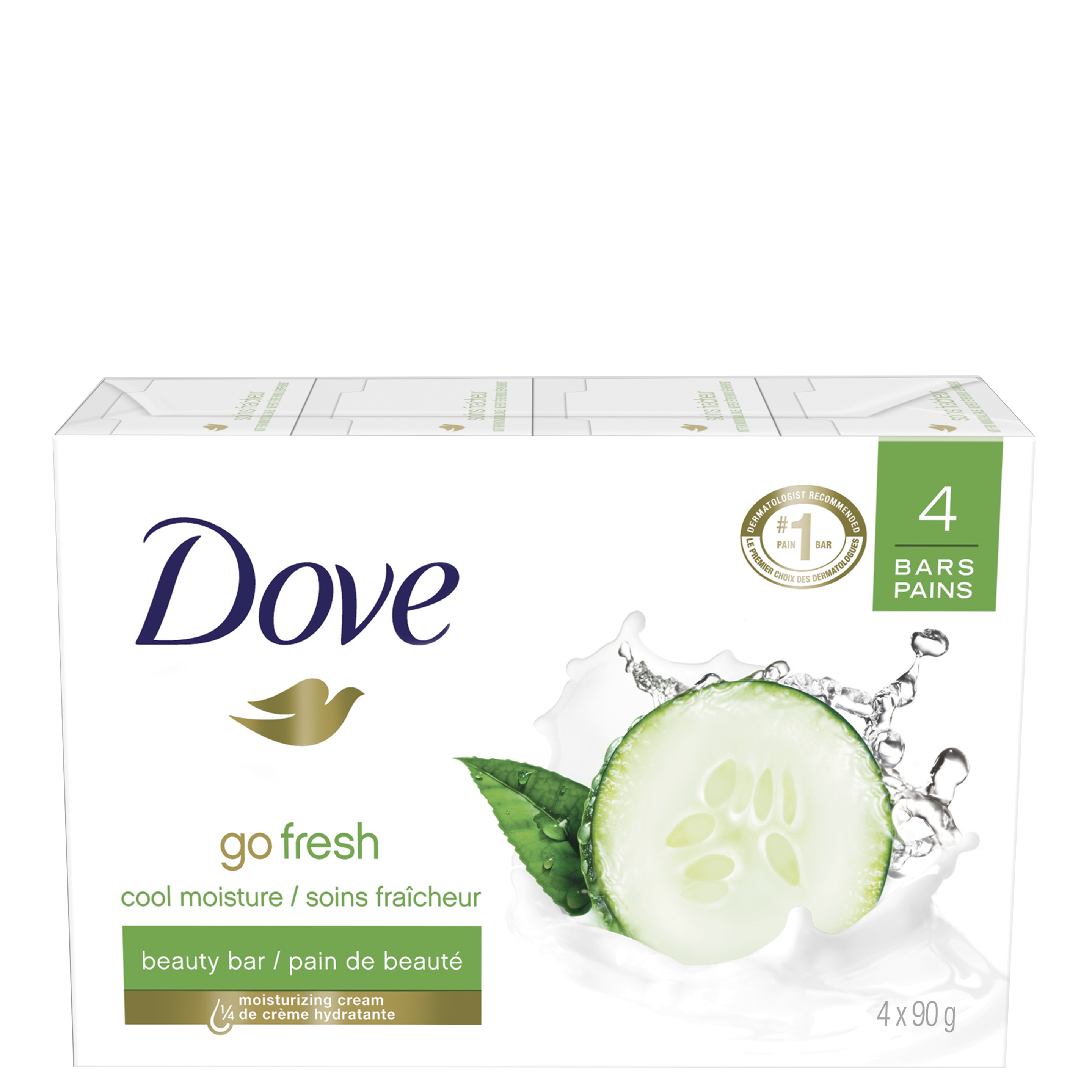 Pain de beauté Go Fresh Soins fraîcheur 4 x 90 g