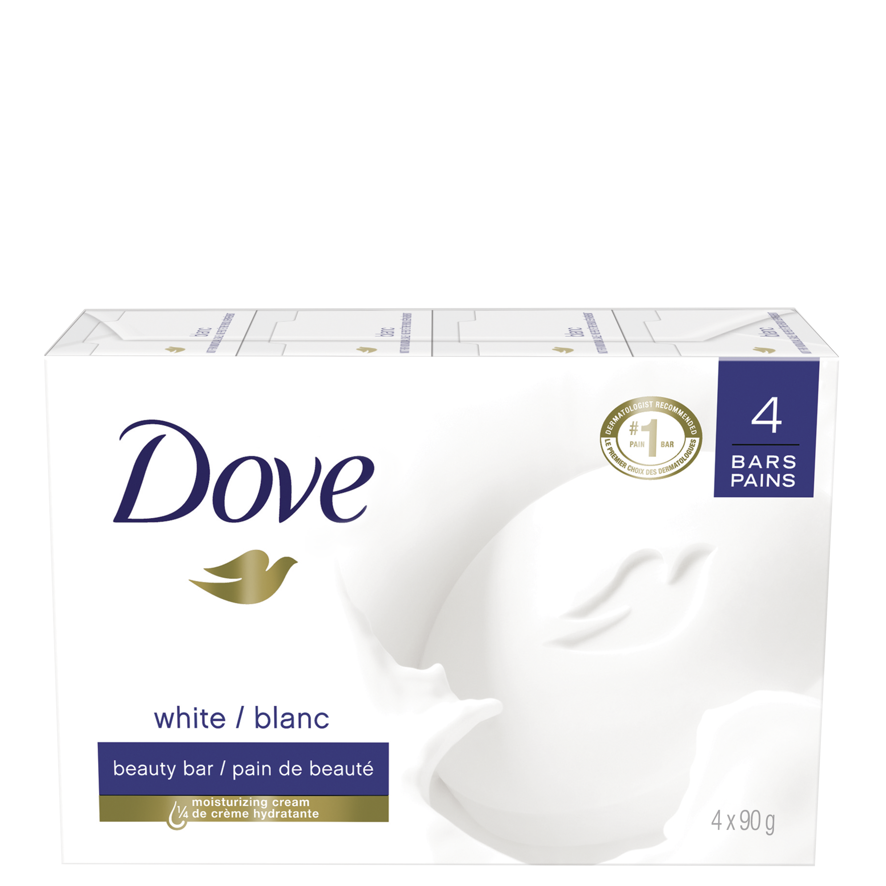 Pain de beauté blanc 4 x 90 g