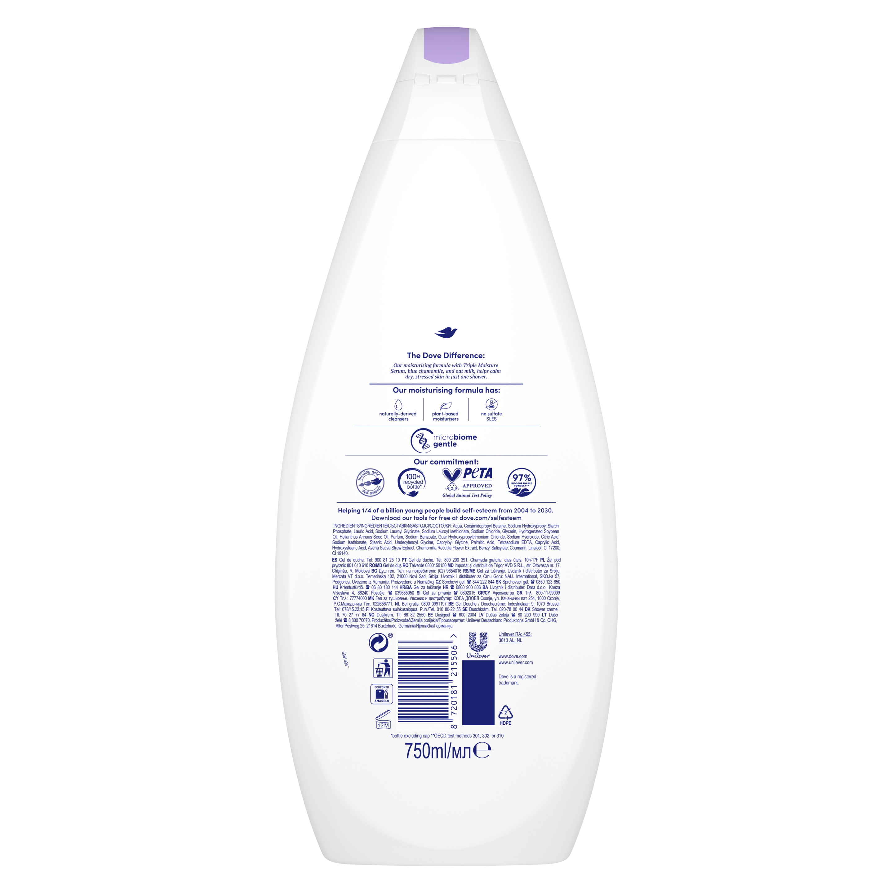 Dove Anti-Stress Duschkräm 450ml