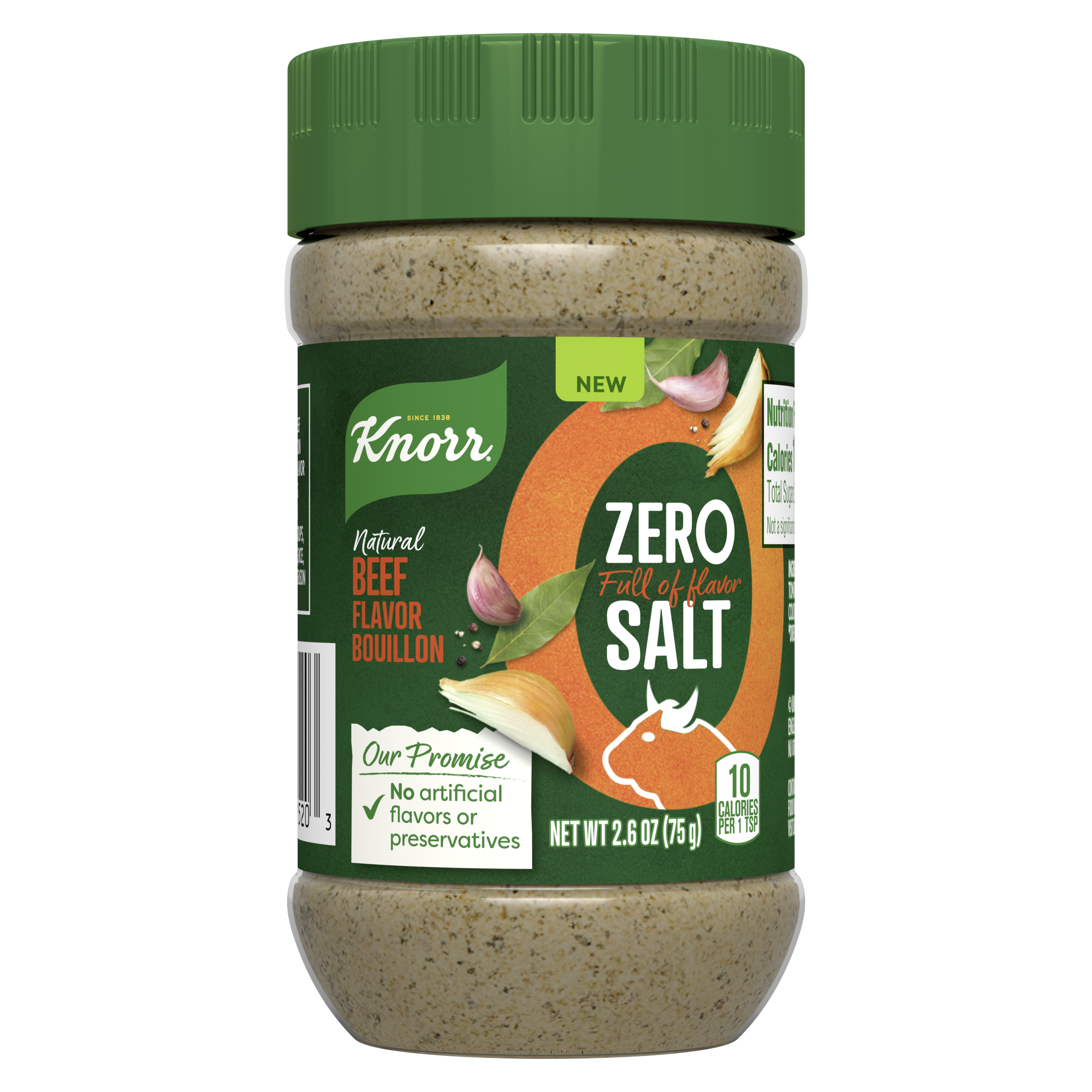 Knorr Zero Salt Beef Bouillon Front of Pack
