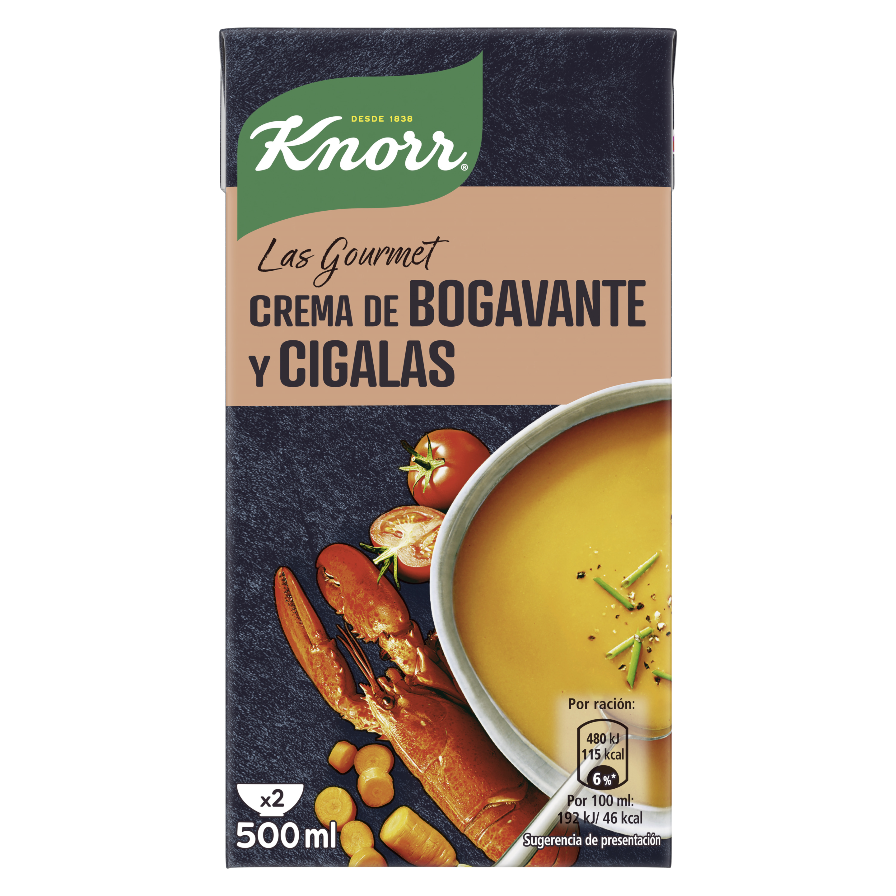 Crema Gourmet de Bogavante y Cigala 500ml