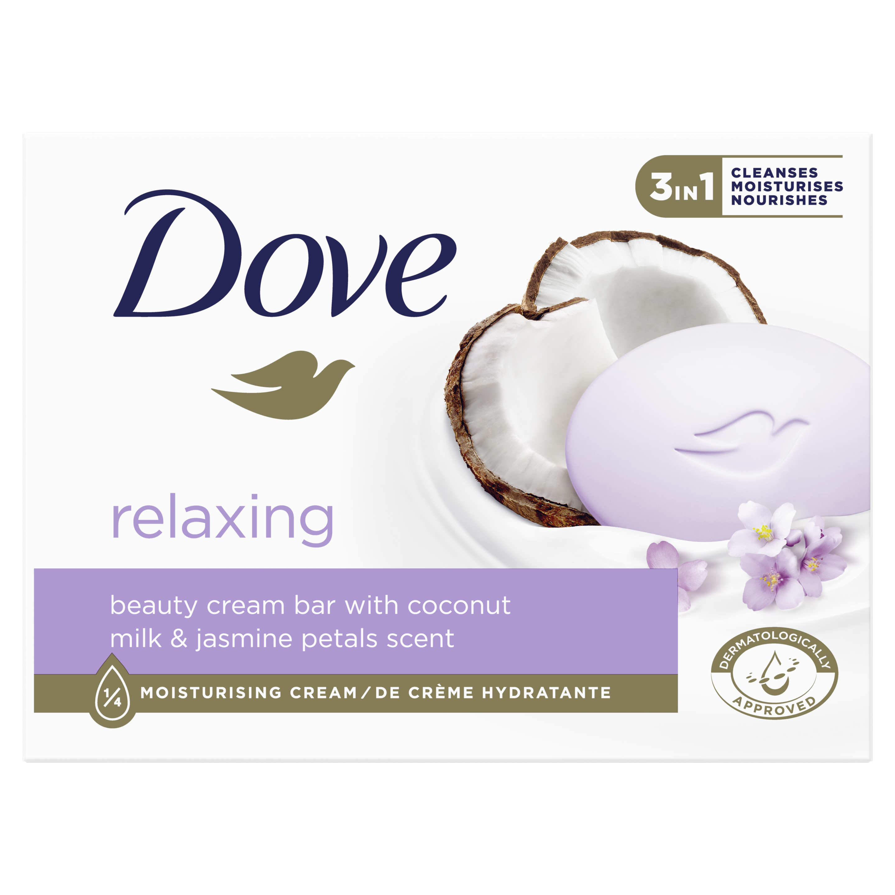 Dove Relaxing Kremowa kostka myjąca 90g