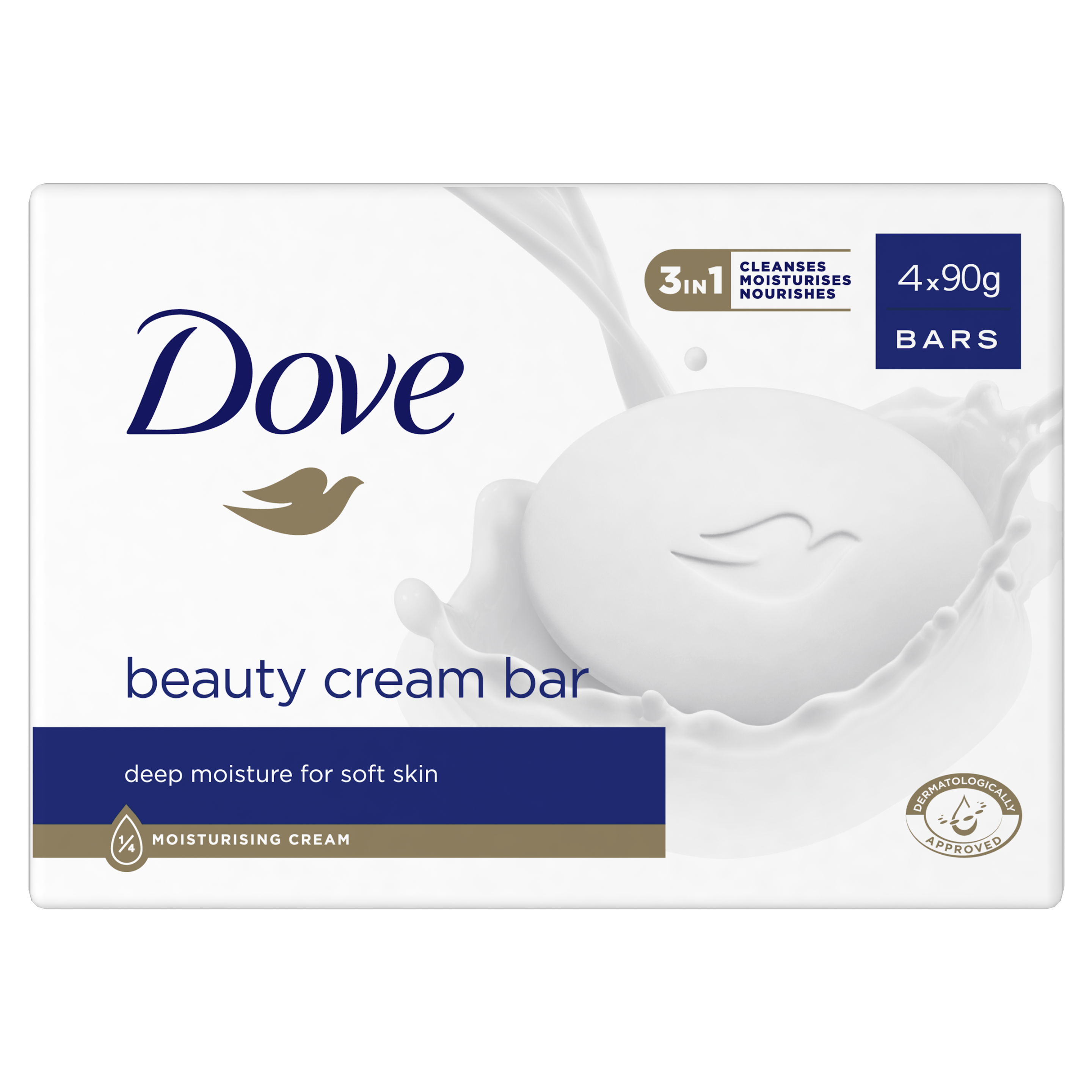Dove Original Beauty Cream Bar 4x90g