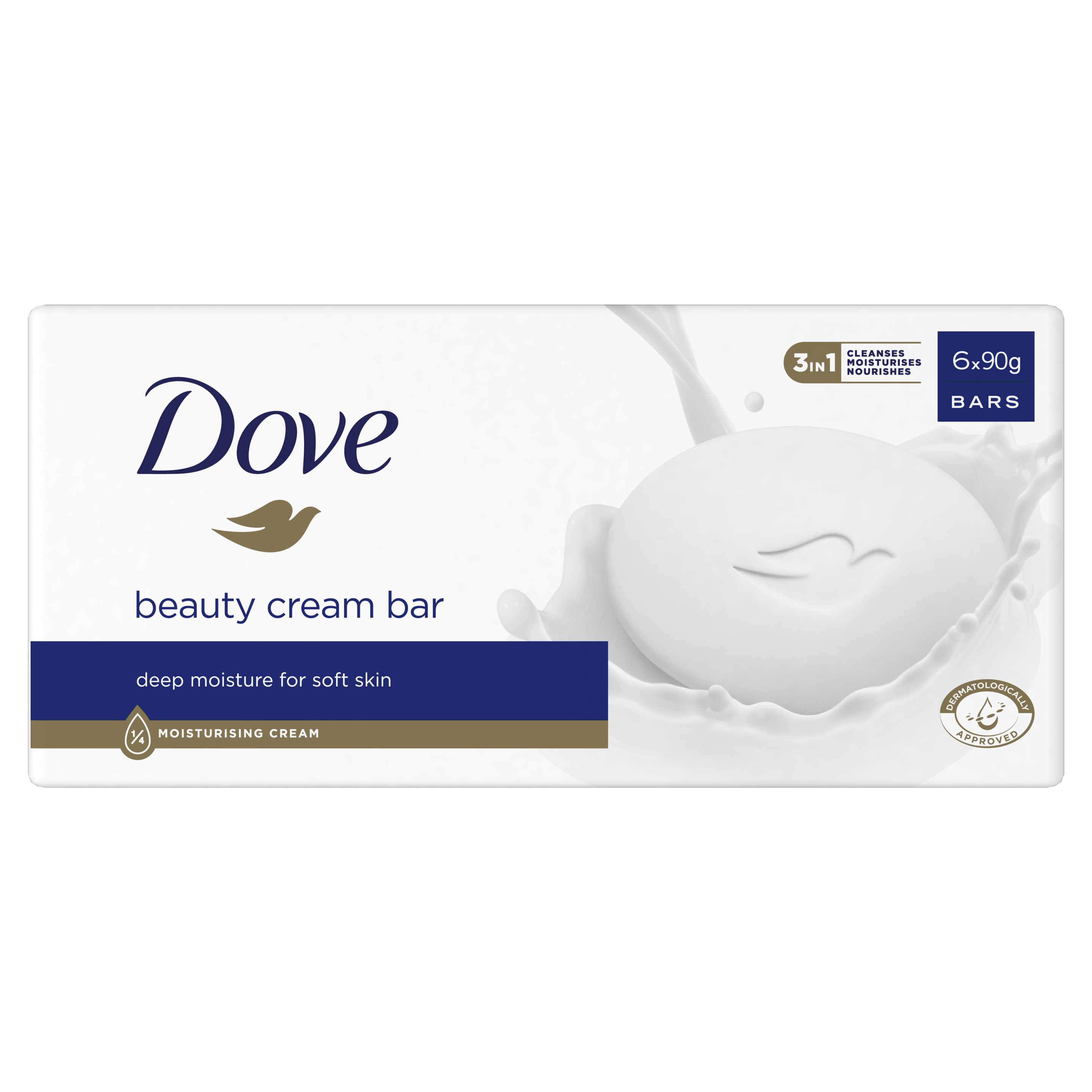 Dove Original Beauty Cream Bar 6x90g