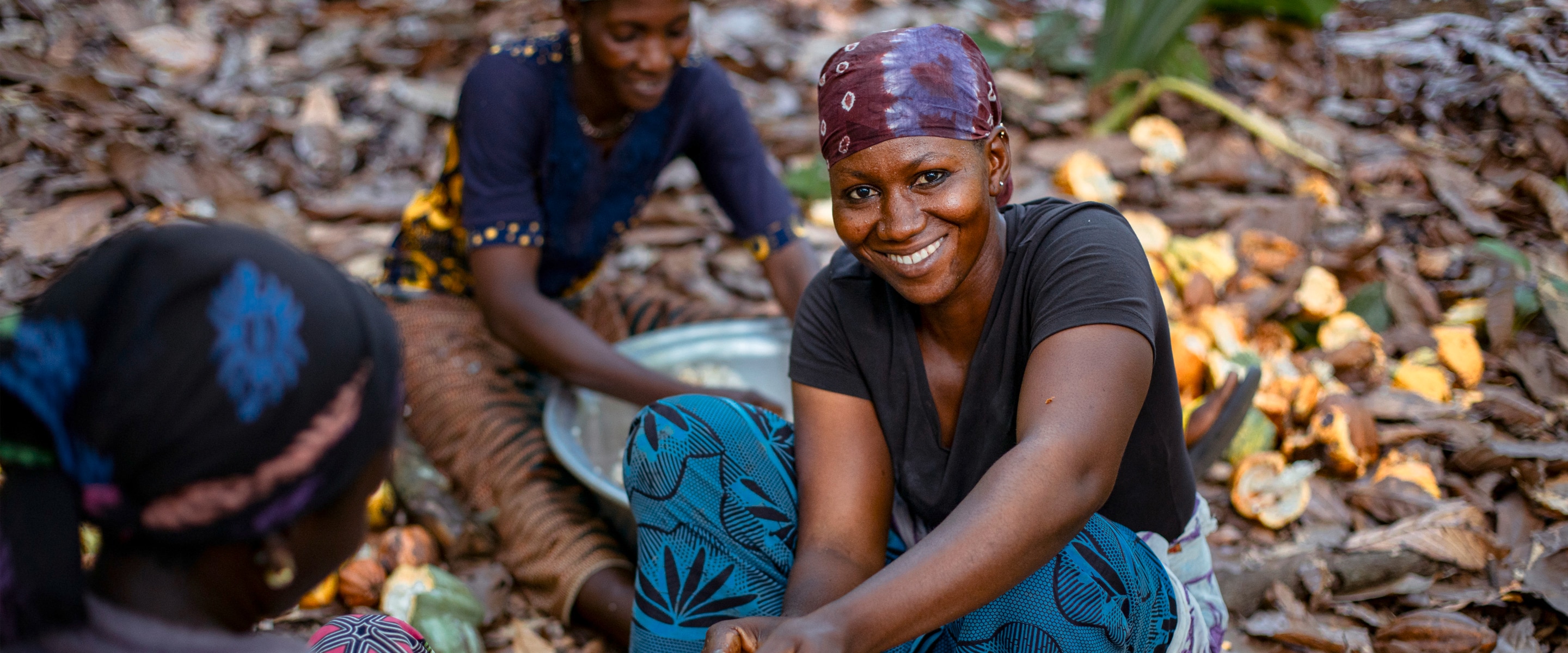 Cocoa woman farmers