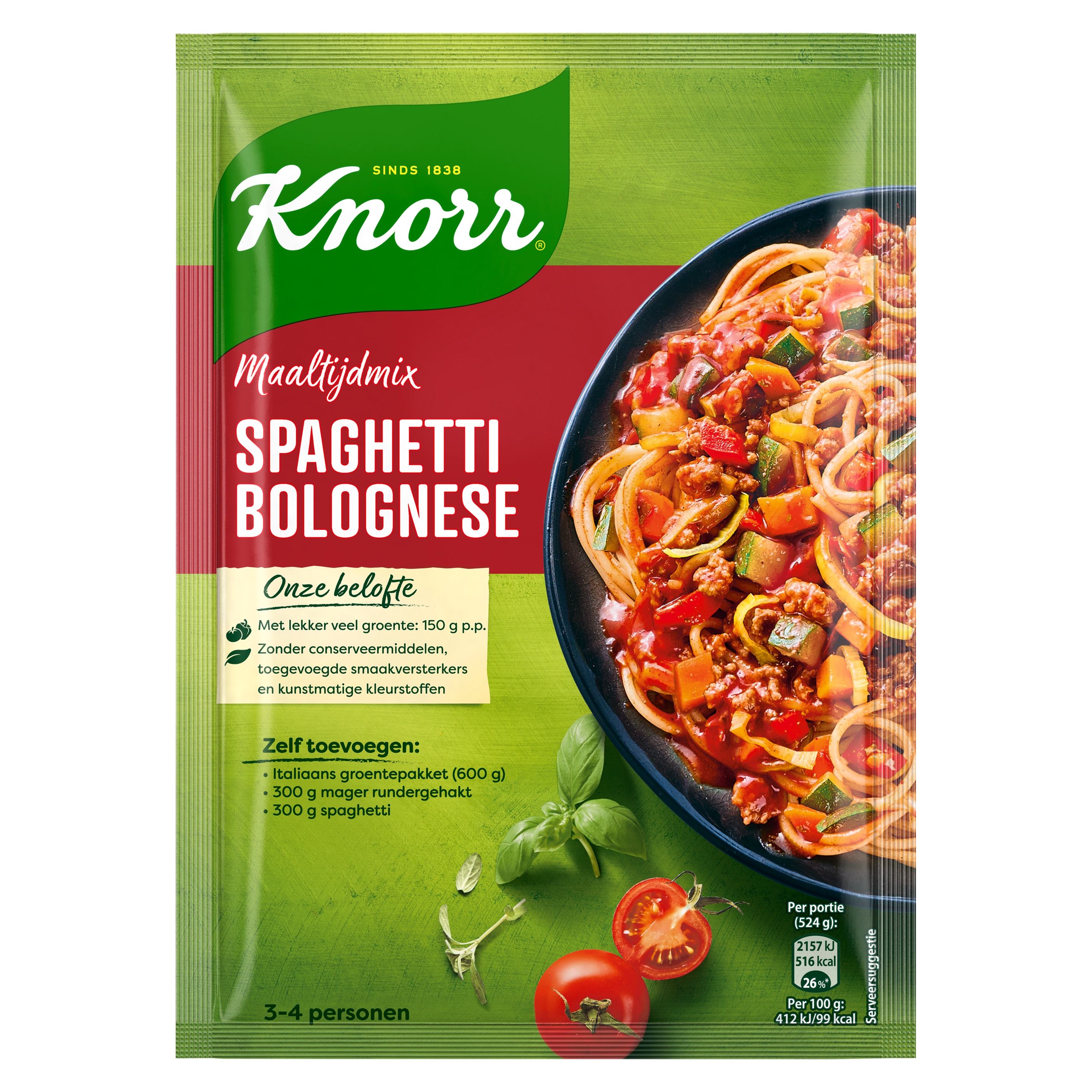 Mix voor Spaghetti Bolognese packshot