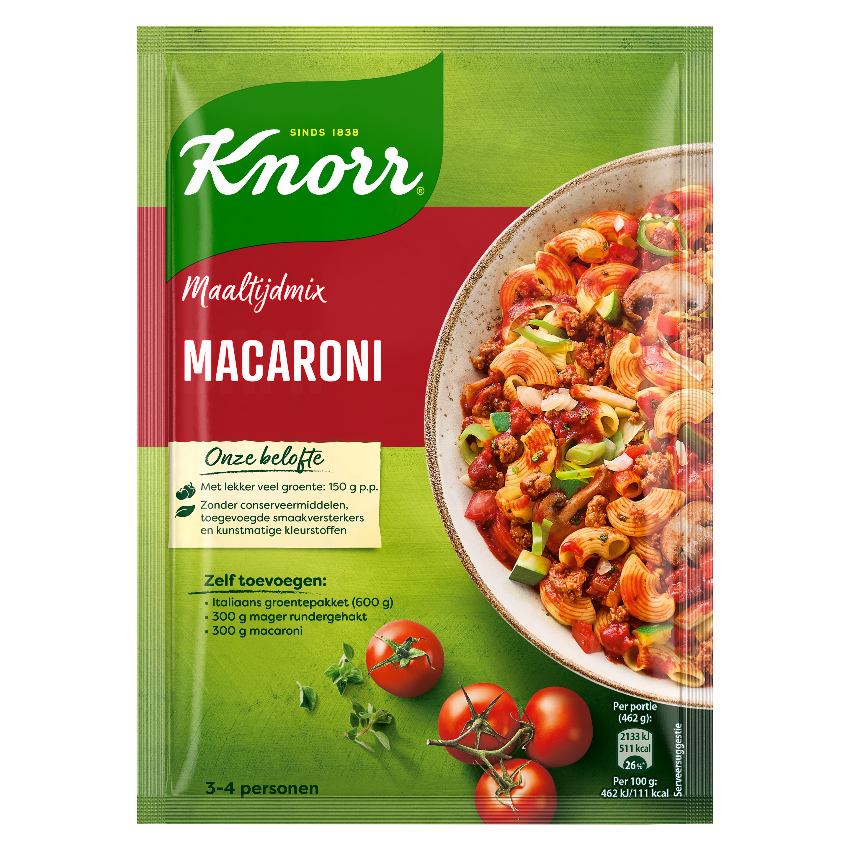 Mix voor Macaroni packshot