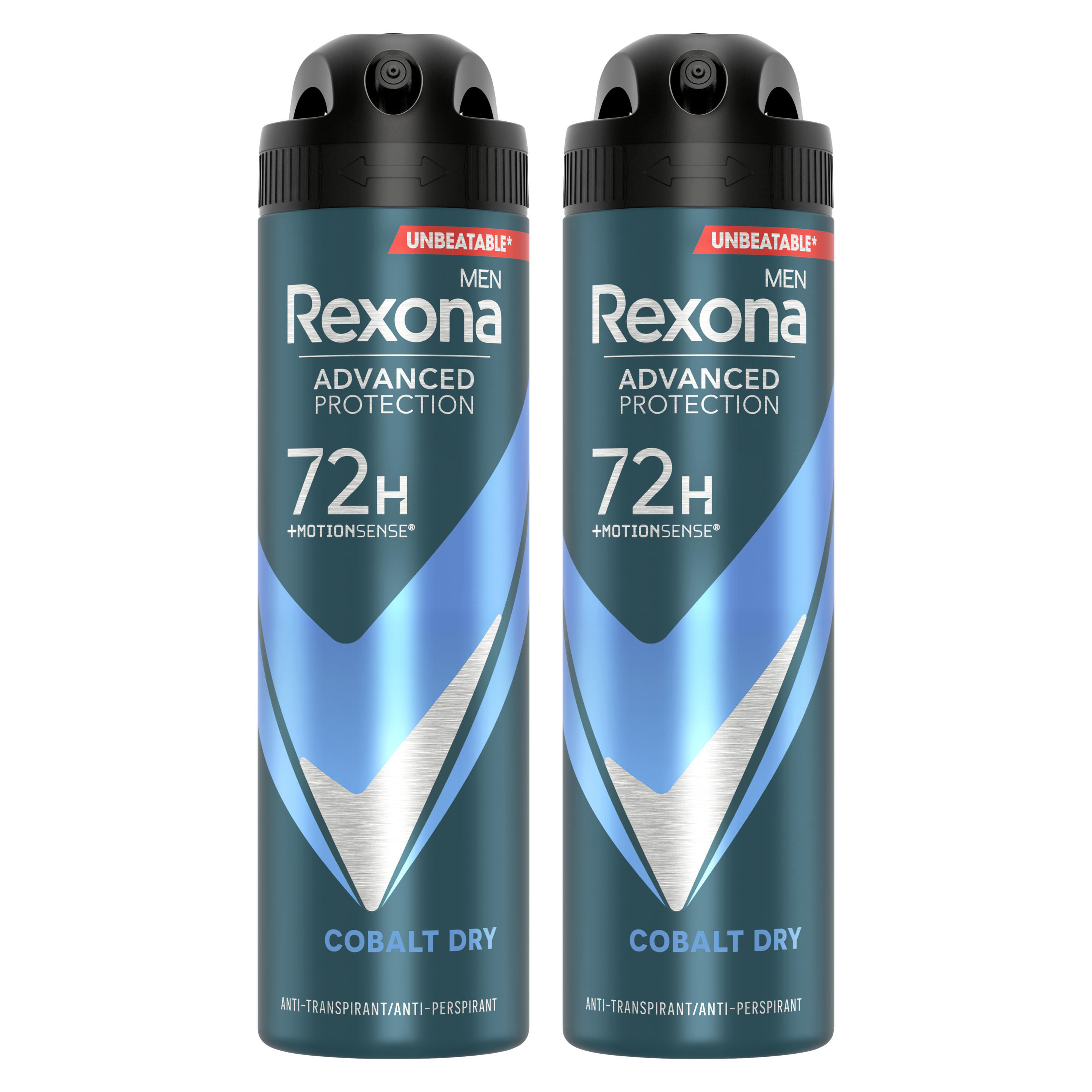 Rexona Cobalt Dry Anti-transpirant duopack voor mannen 2 x 150ml