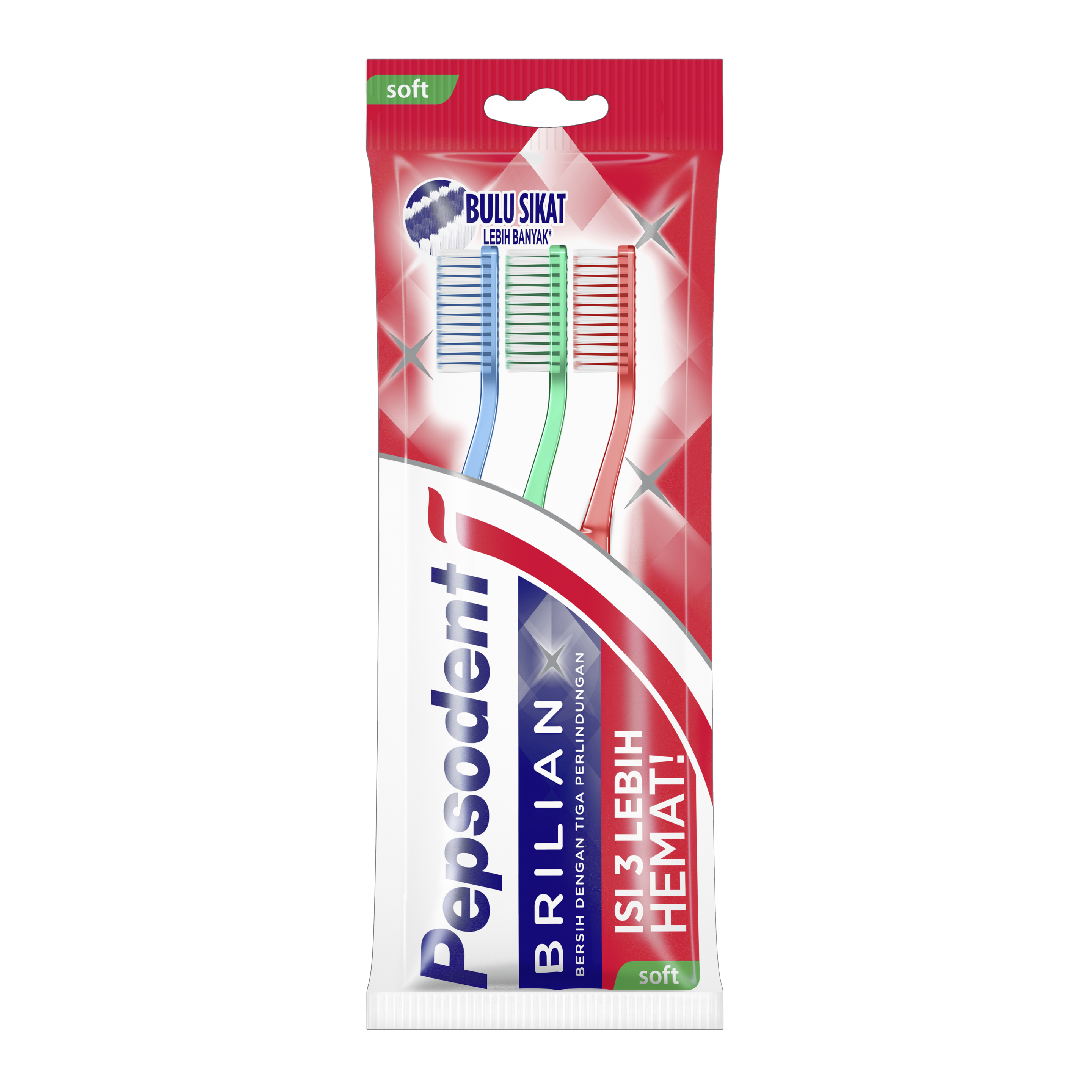 Sikat Gigi Pepsodent Brilian Soft