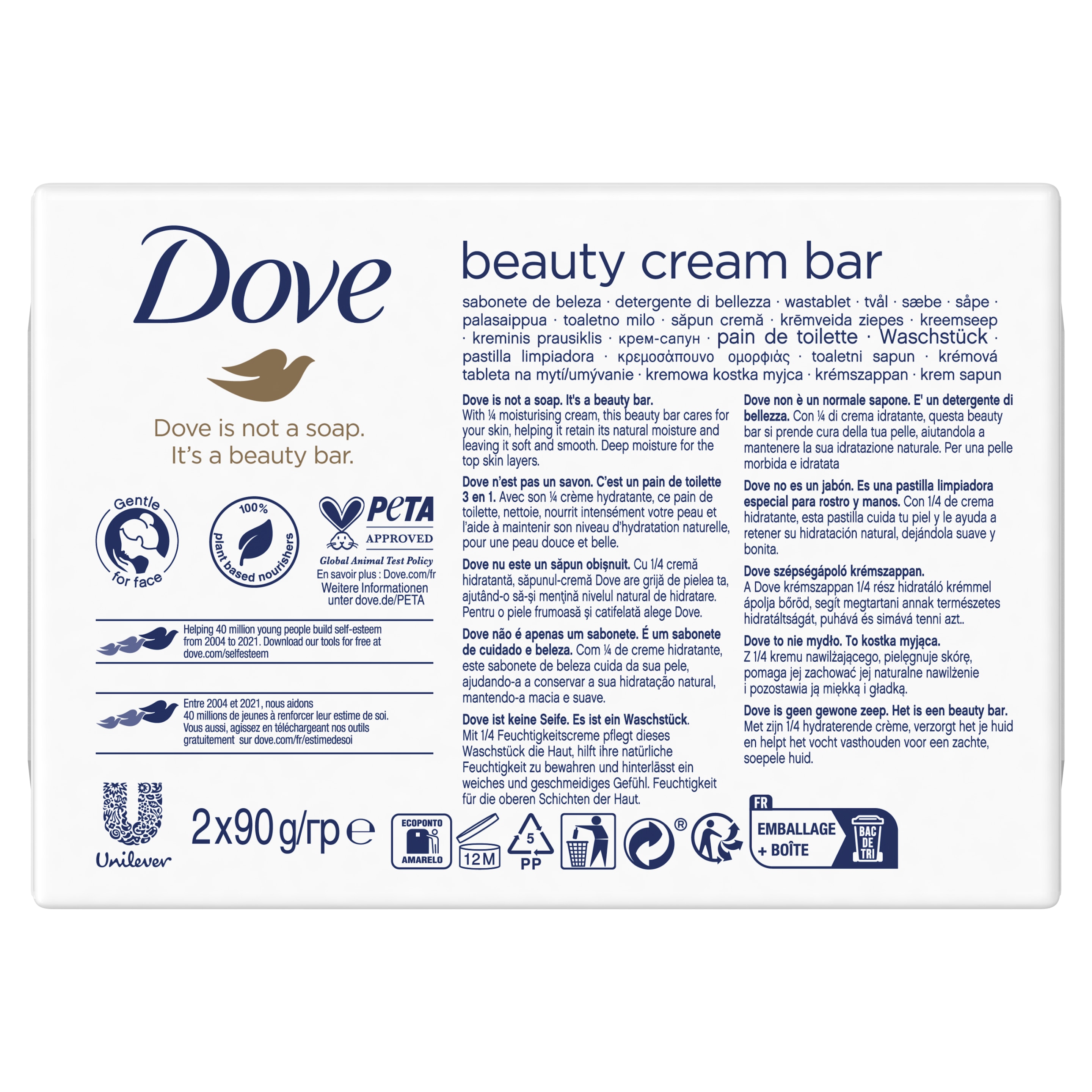 Dove soap store bar ingredients