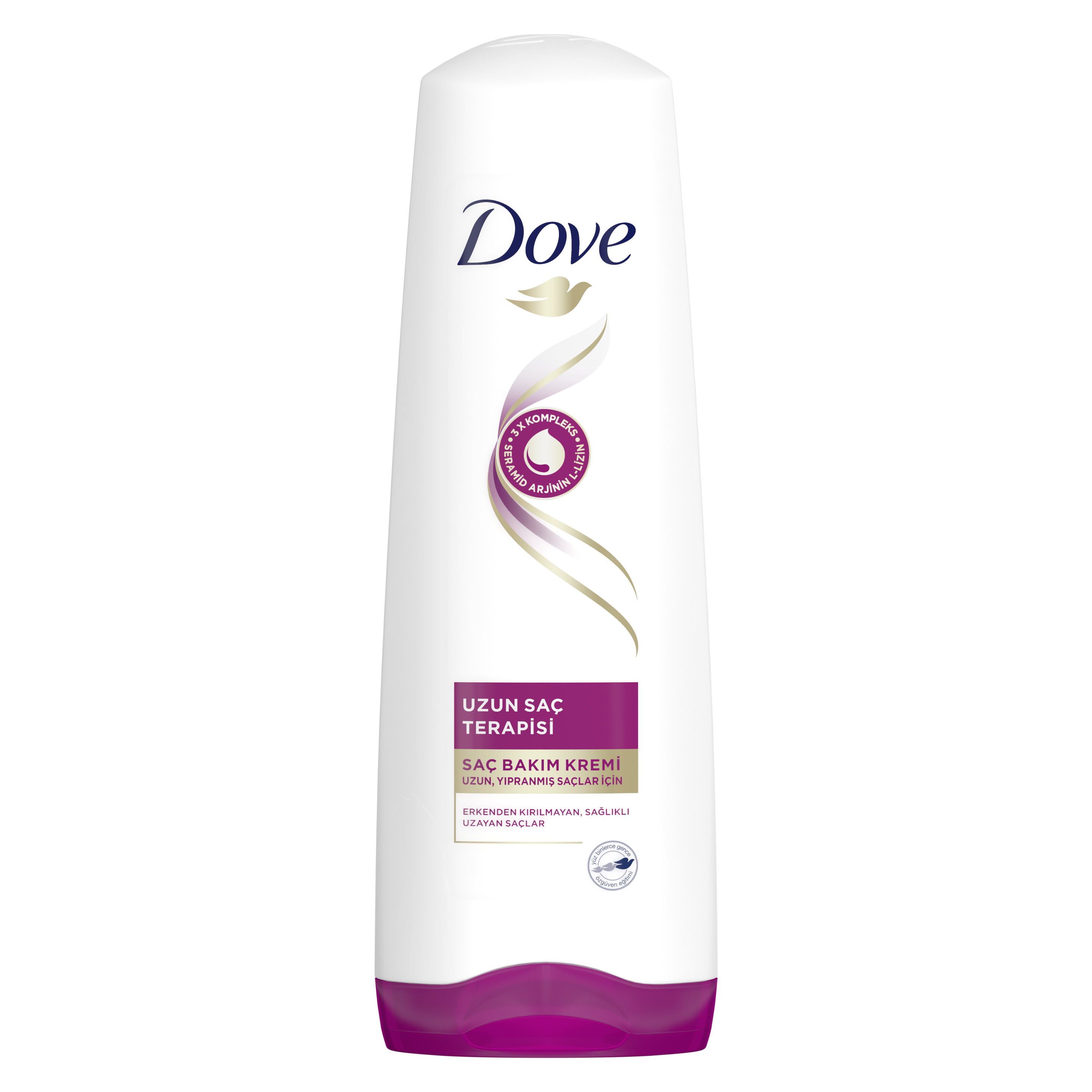 Dove  Saç Bakım Kremi  Uzun Saç Terapisi Uzun Yıpranmış Saçlar İçin 350 ml