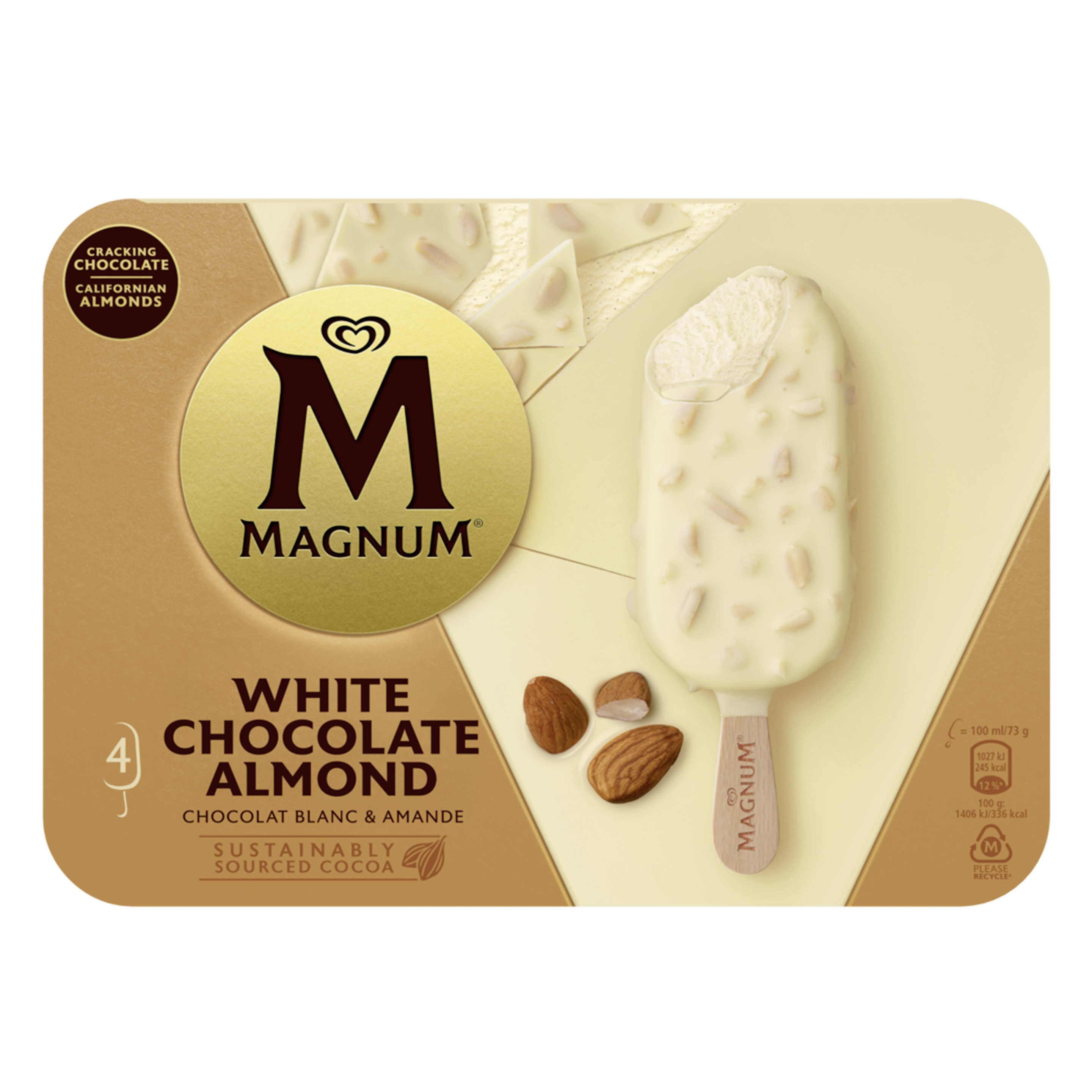 Magnum Bianco Mandorle Multipack