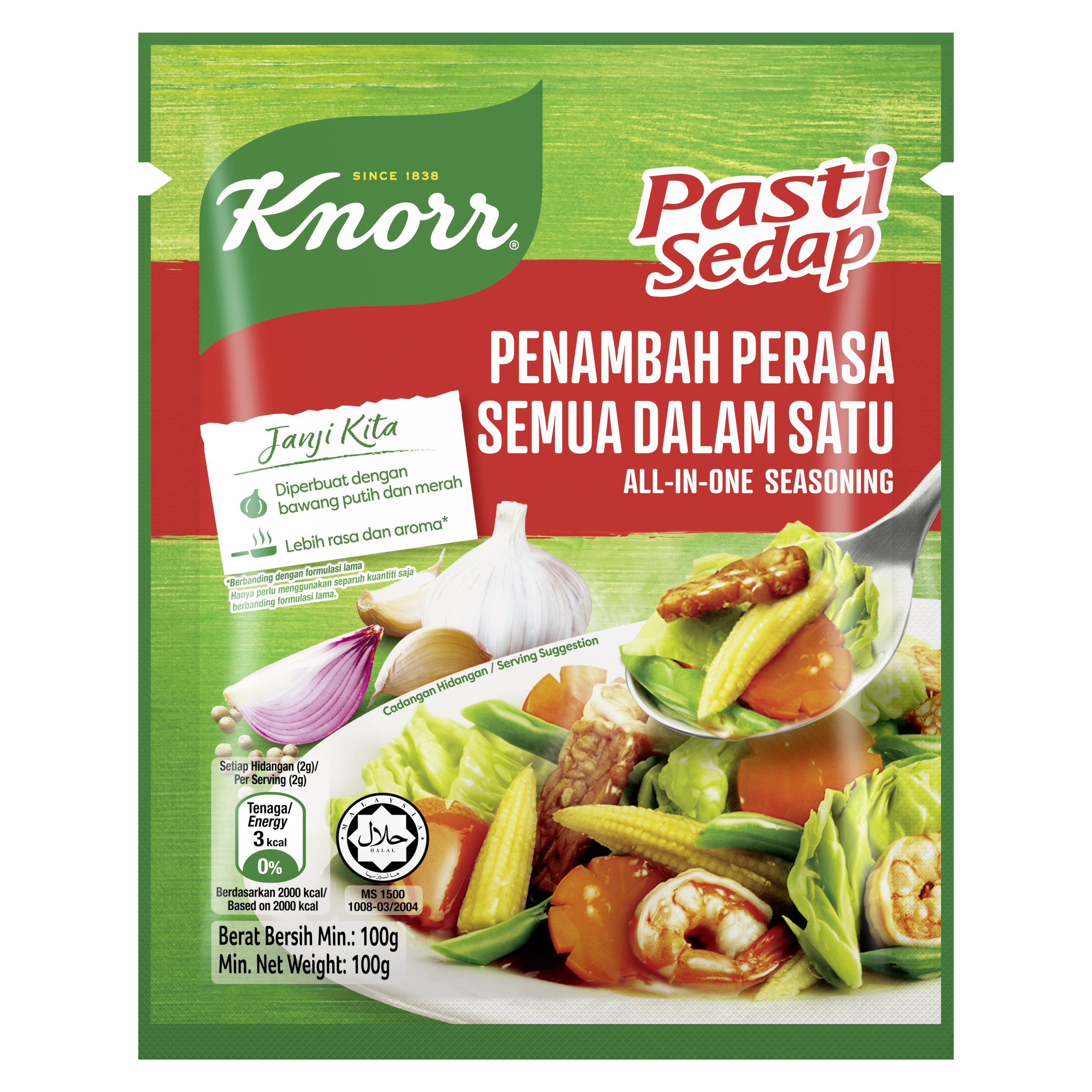 Knorr Seasoning Powder All-in-One Pasti Sedap 100g