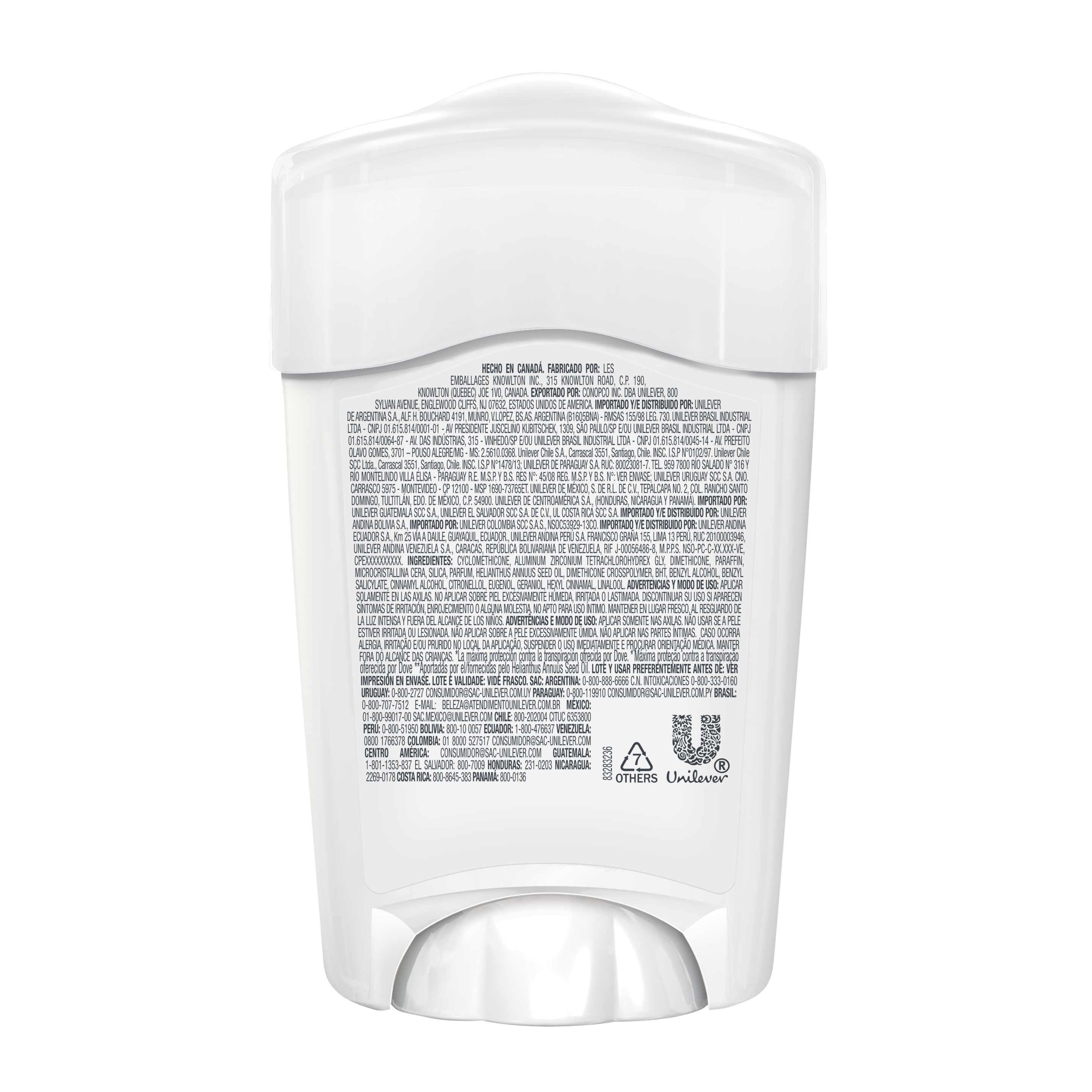 Desodorante Dove Clinical en crema
