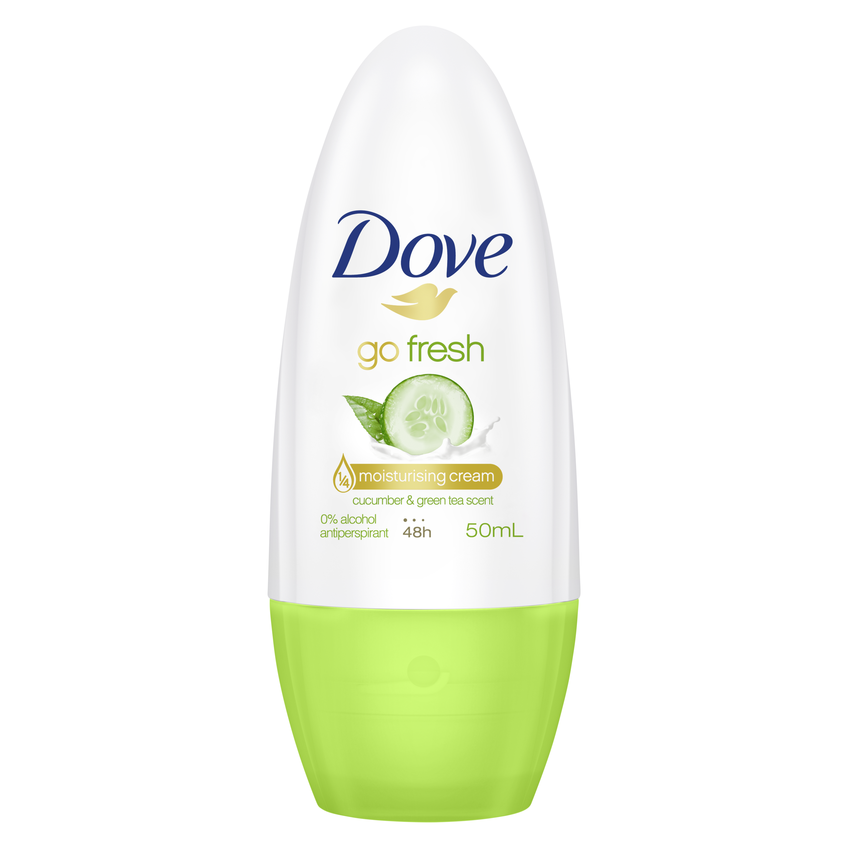 Antiperspirant Roll on Cucumber Text