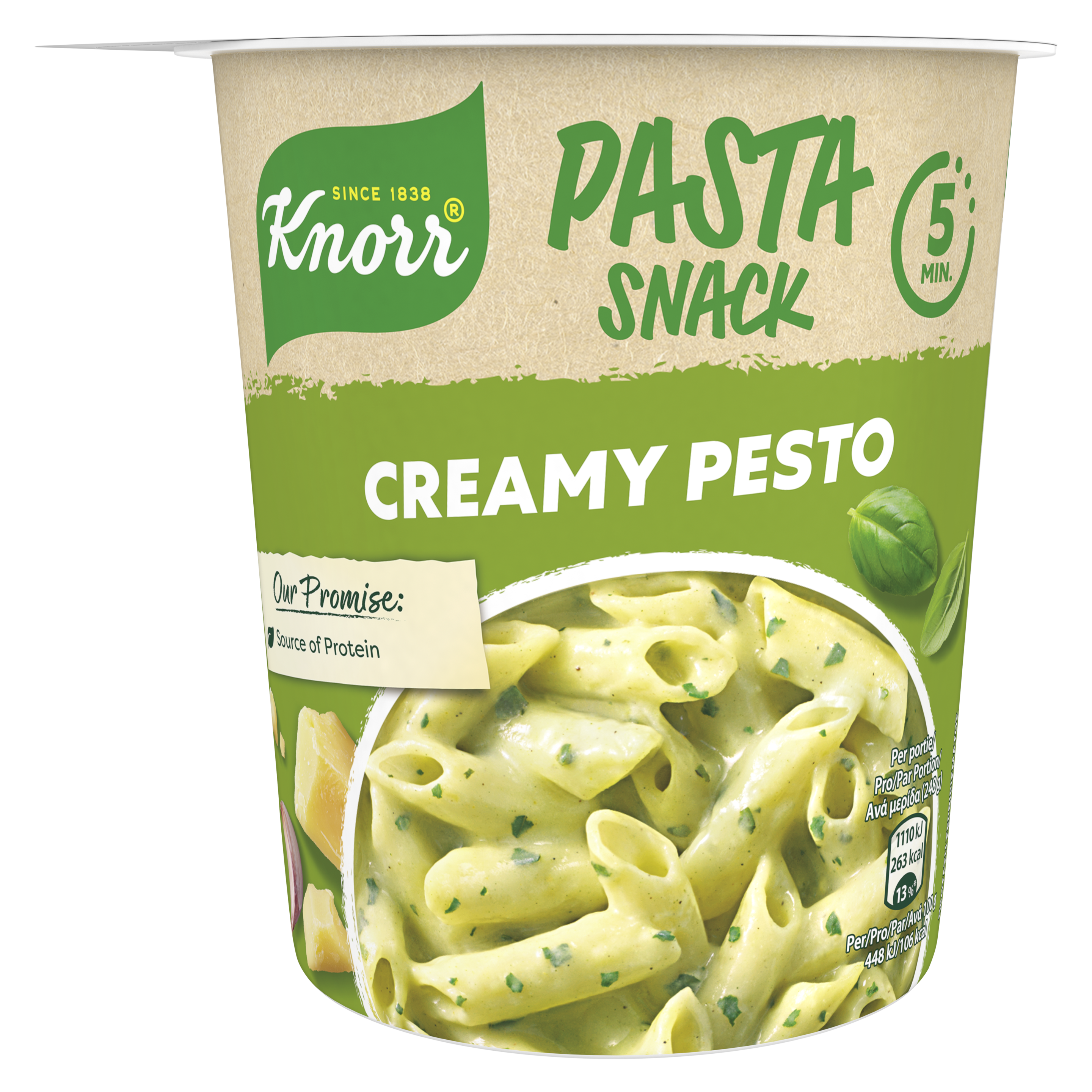 KNORR Pasta Snack Creamy Pesto Becher 1 Portion