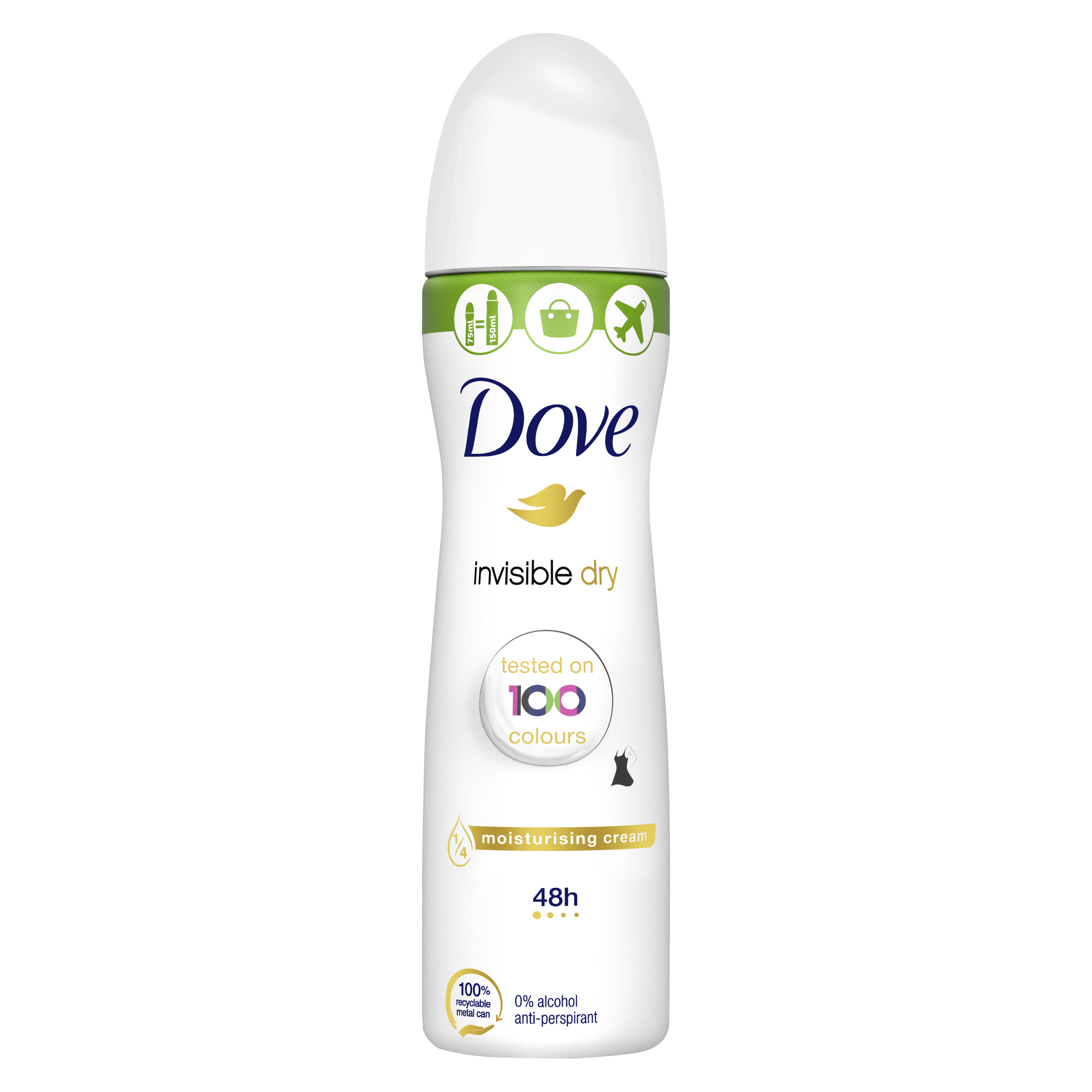 Compressed Invisible Dry Antiperspirant Deodorant