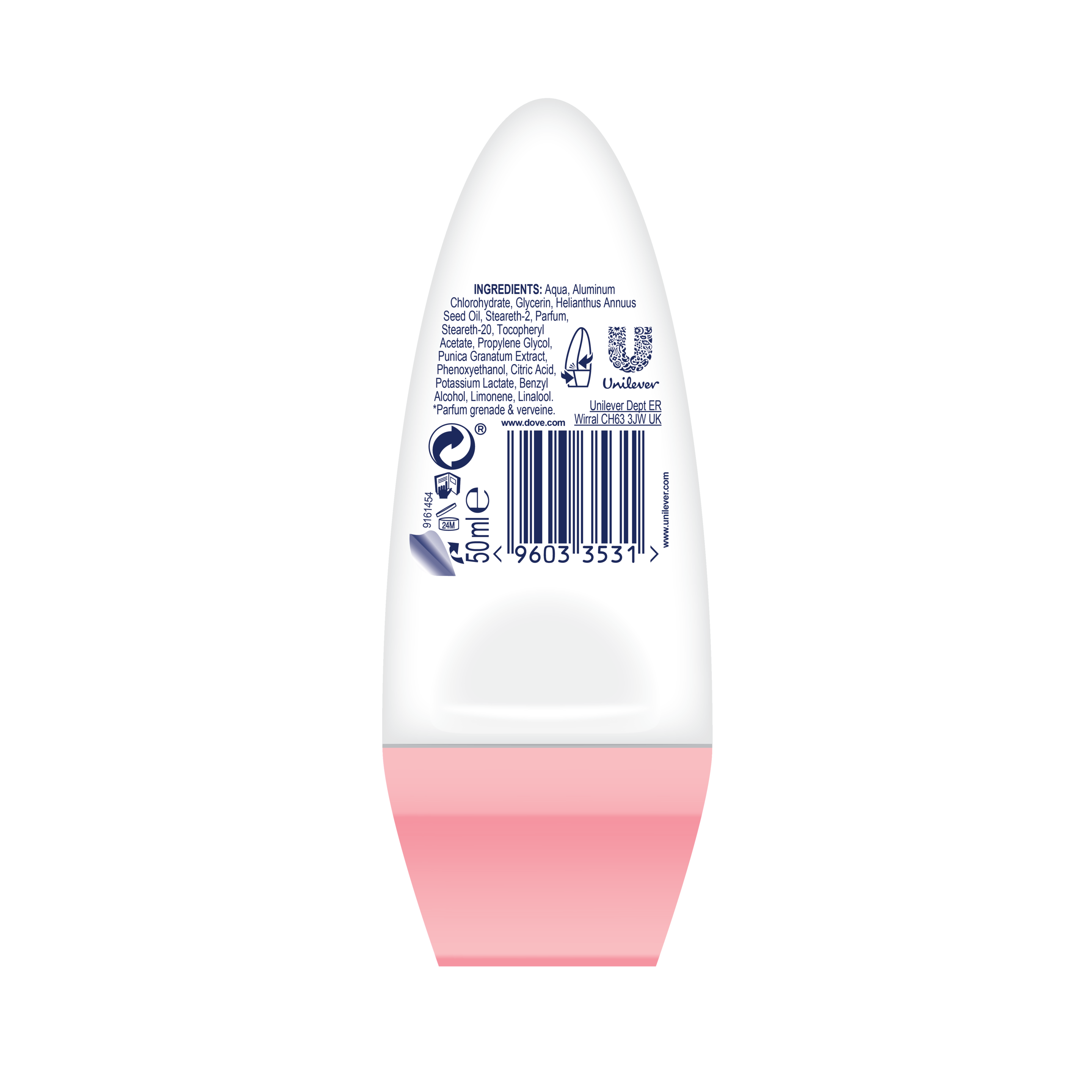 Antiperspirant roll-on Go Fresh Pomegranate & Lemon Verbena