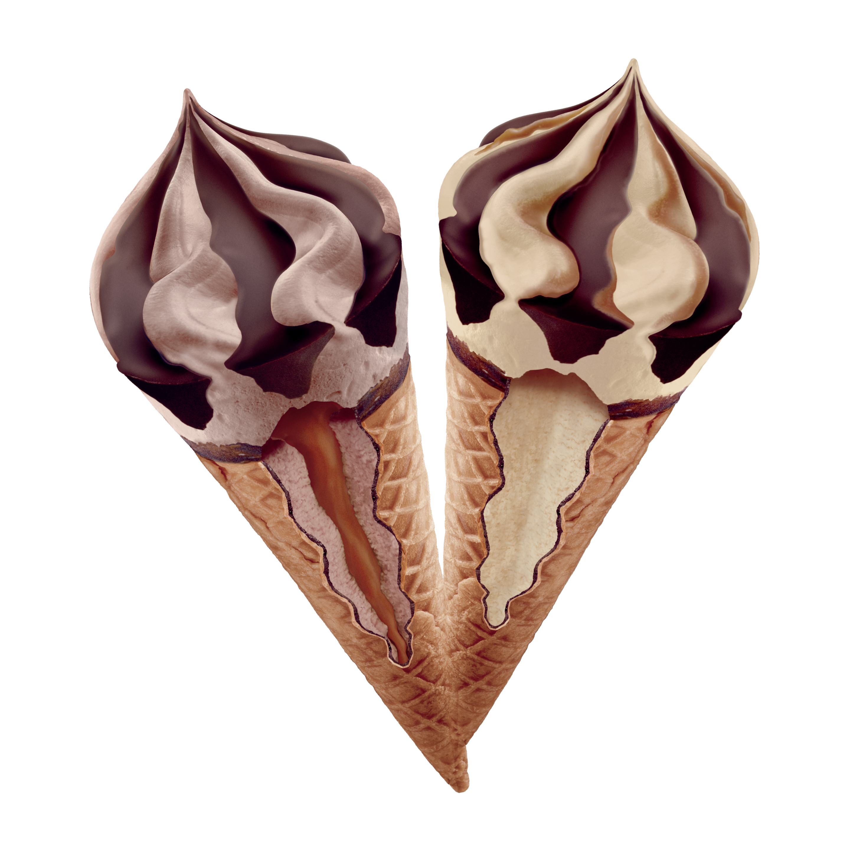 REESE'S Peanut Butter Chocolate Cone Duo