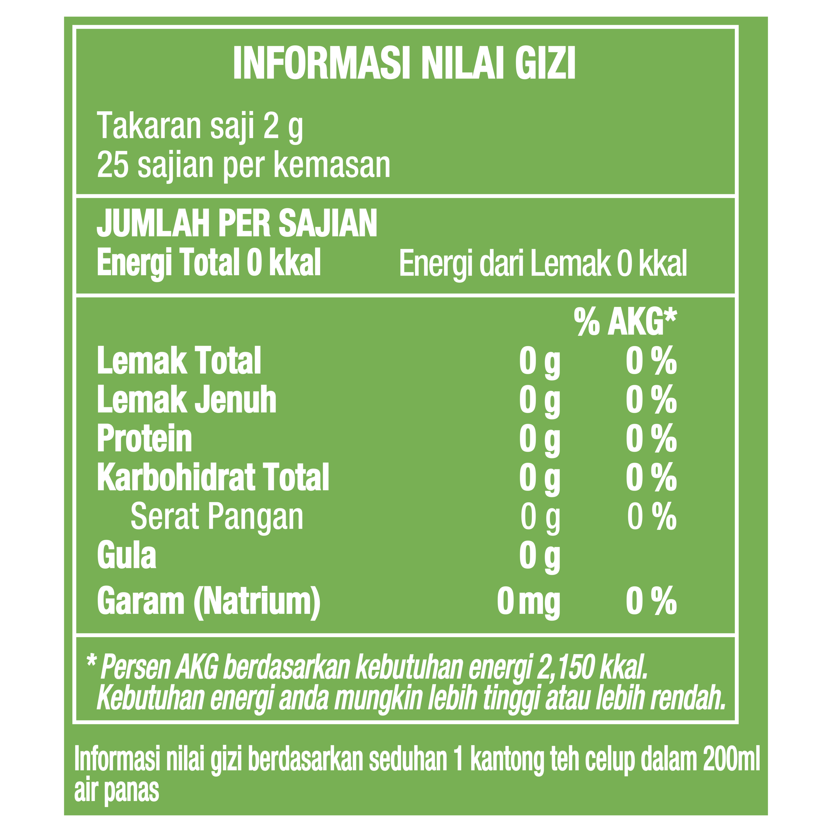 SariWangi Teh Melati Teh Celup Jasmine Tea Dari Daun Teh Asli isi 25 isi 30 packshot