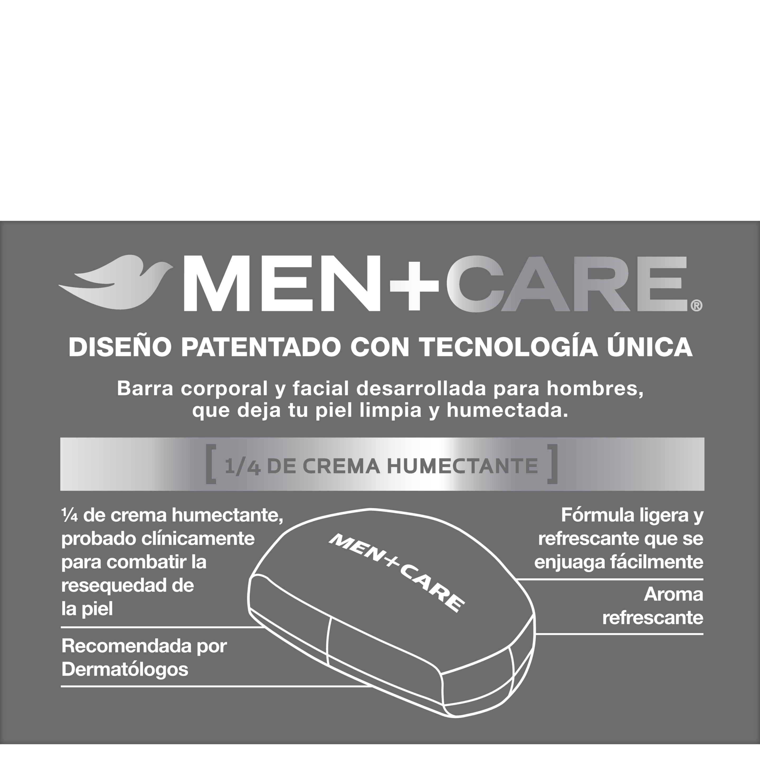 Men+Care Jabón en barra para cuerpo y cara Clean Comfort