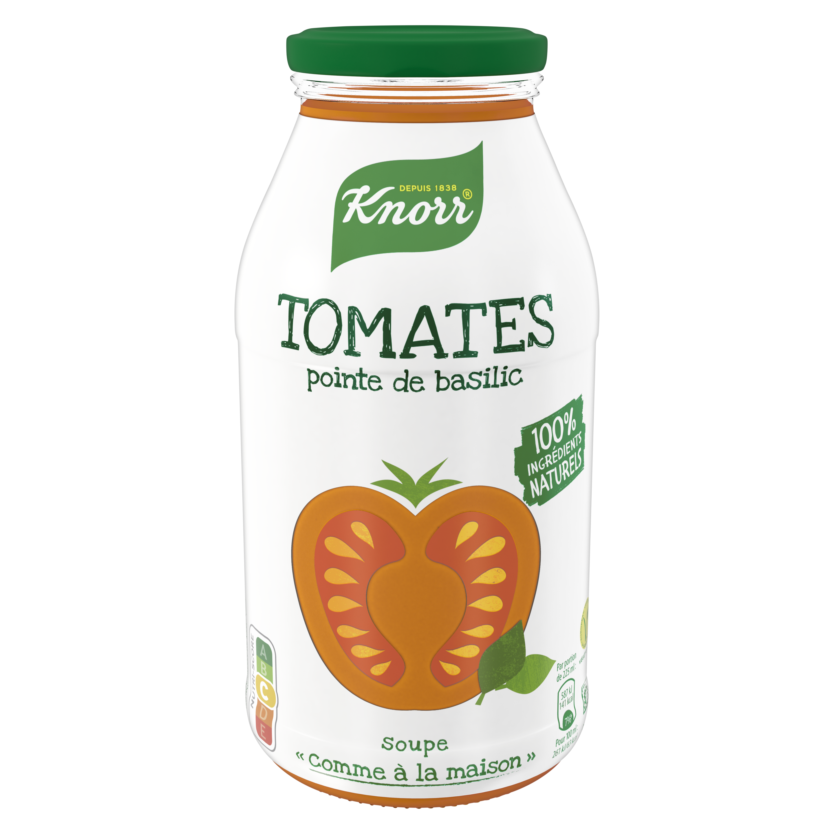 Soupe Tomates Pointe de Basilic