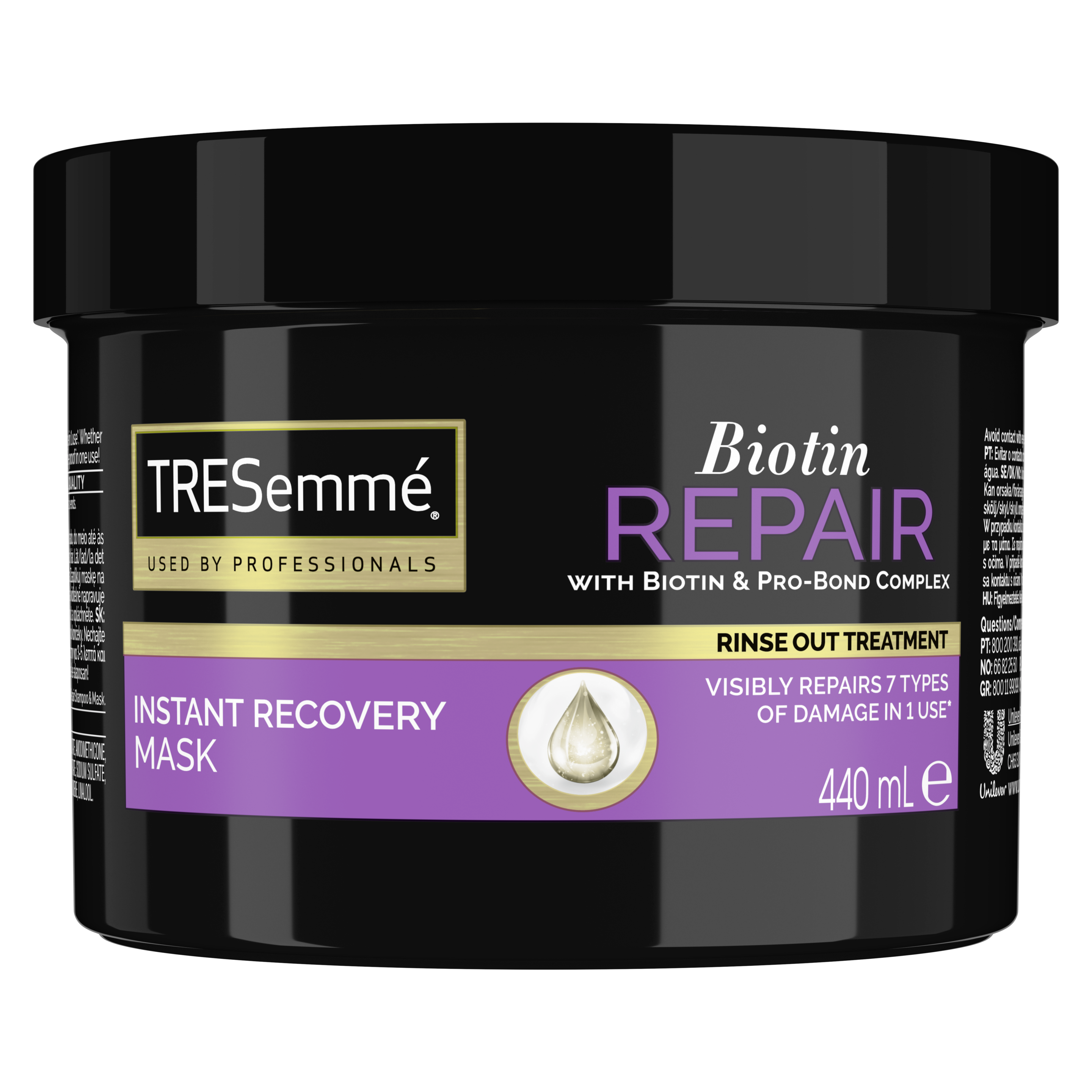 TRESemmé Biotin + Repair 7 hajpakolás károsodott hajra 440 ml