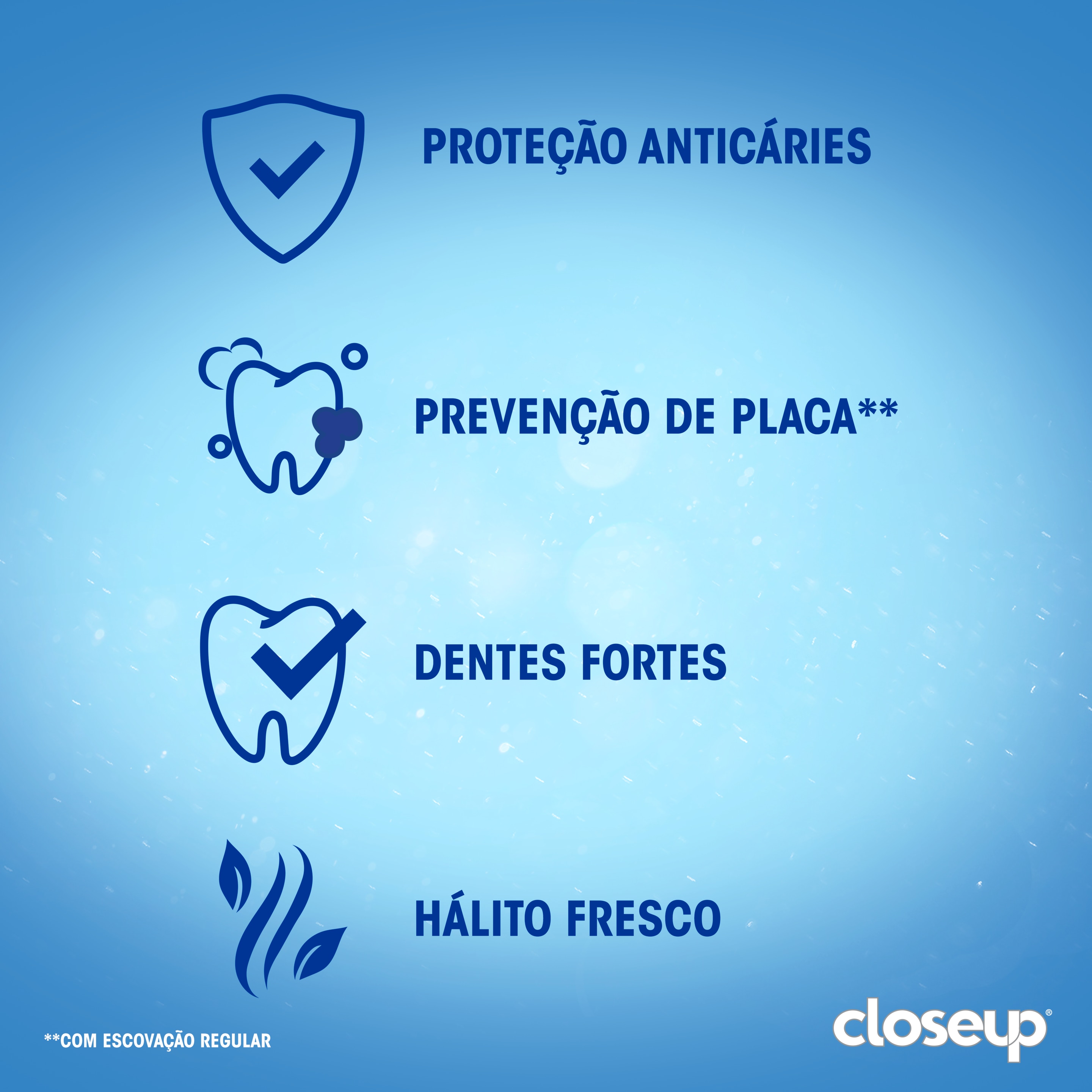 Creme Dental Closeup Dentes + Brancos 130g