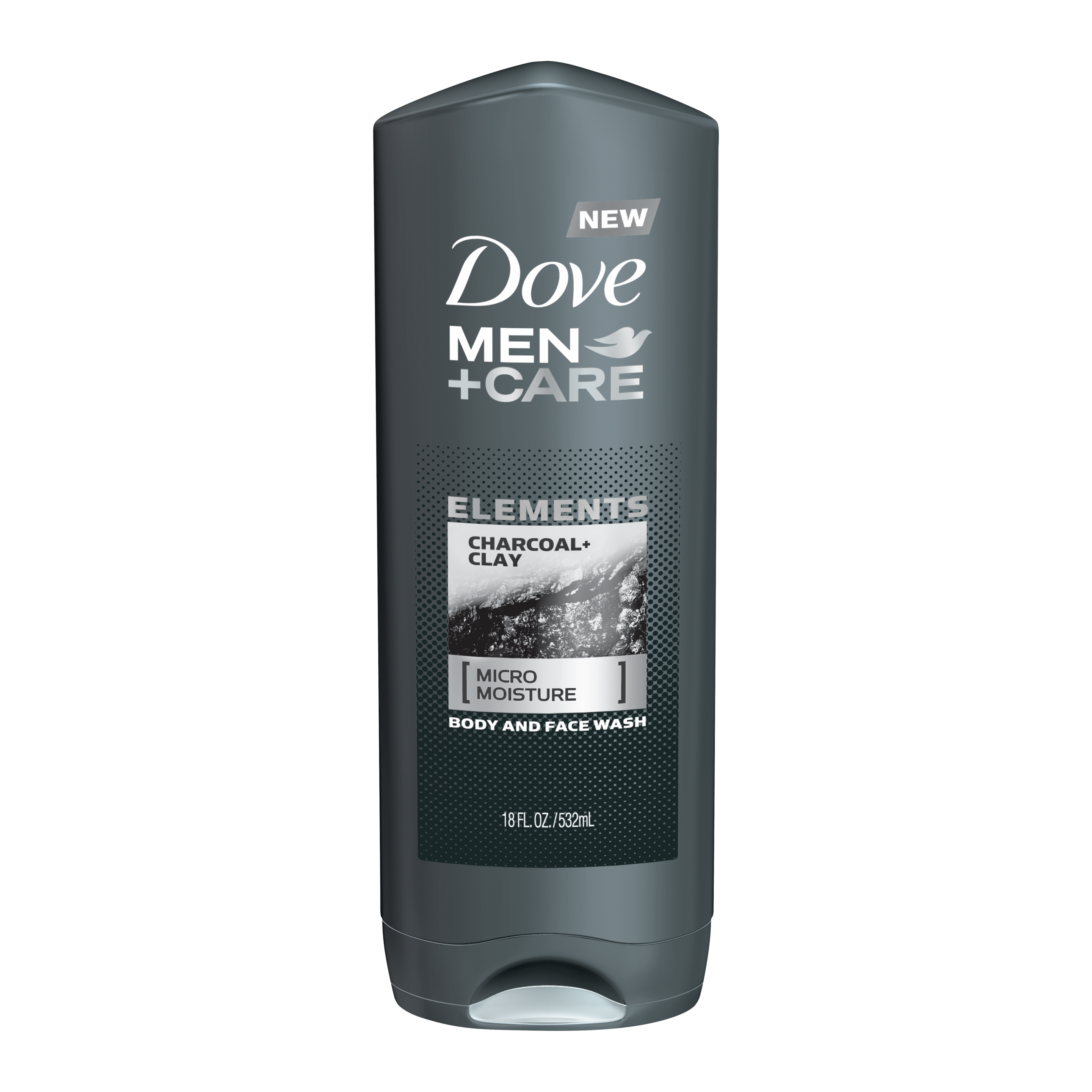 Men+Care Elements Charcoal + Clay gel de baño