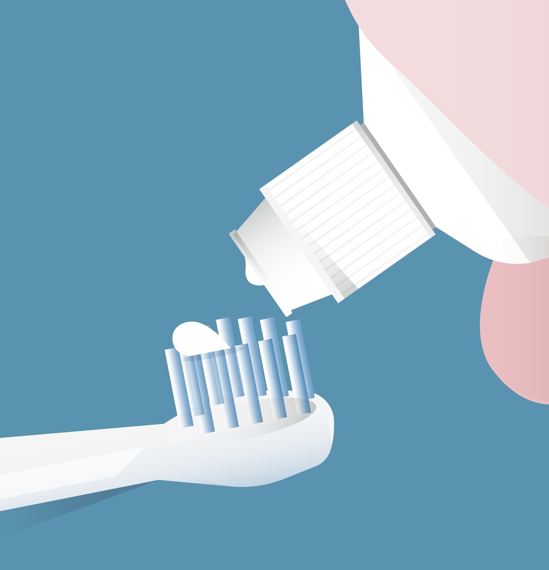 Stap 1: Tandpasta op tandenborstel