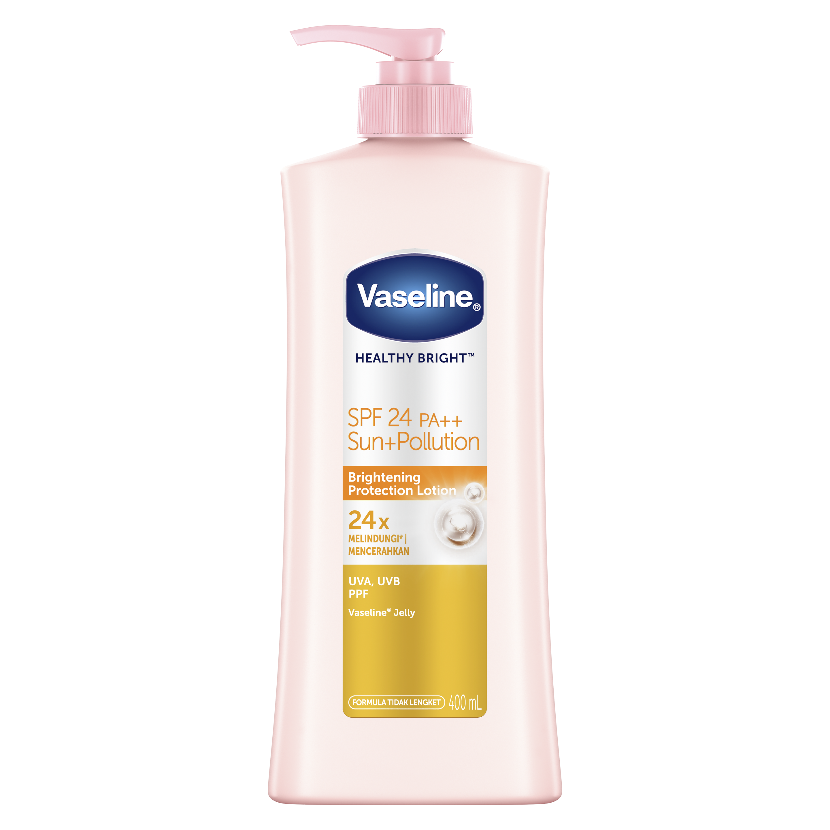 Vaseline® Healthy Bright  Sun+pollution Protection Spf24 Lotion 400ml front