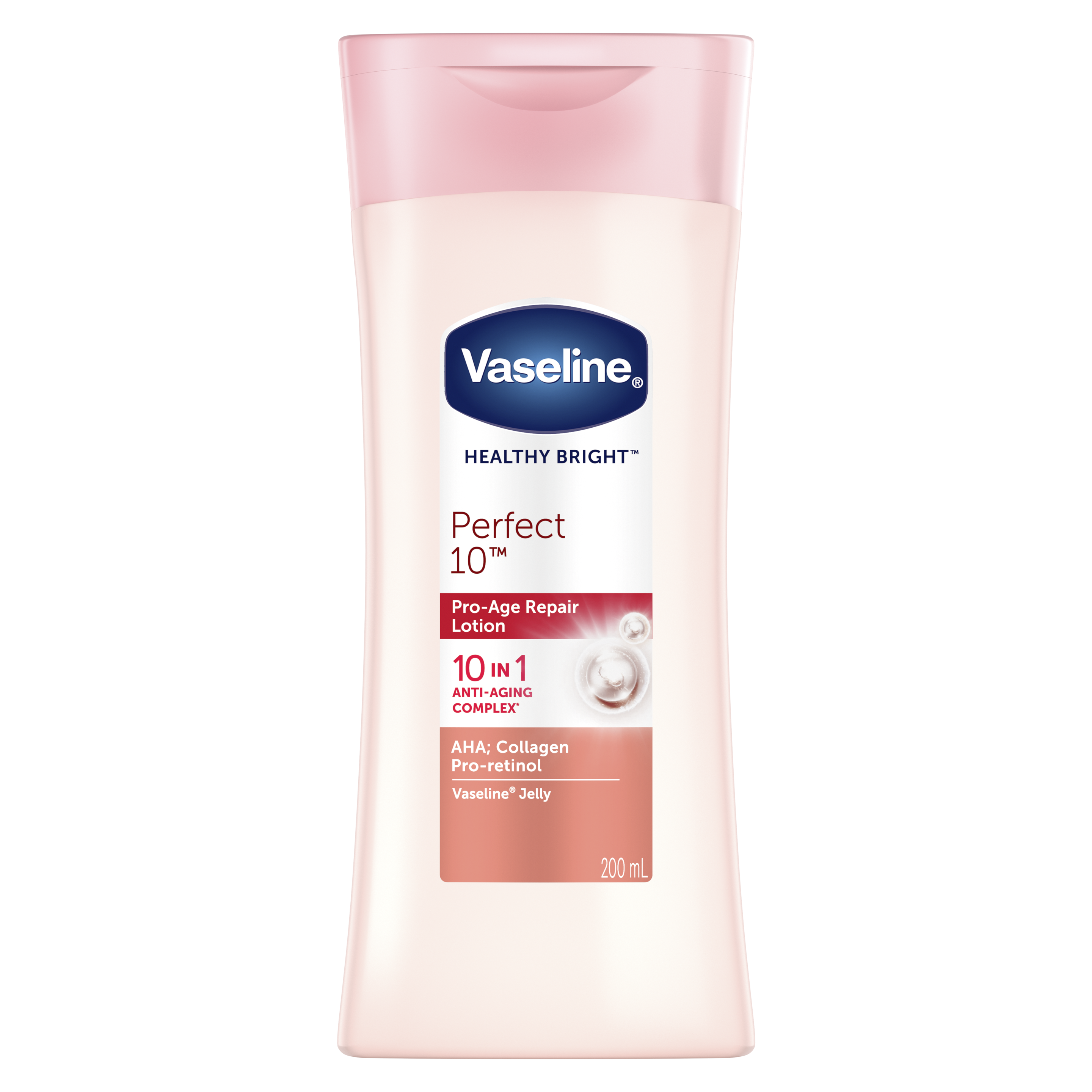 Vaseline® Healthy Bright Perfect 10™ Lotion 200ml front
