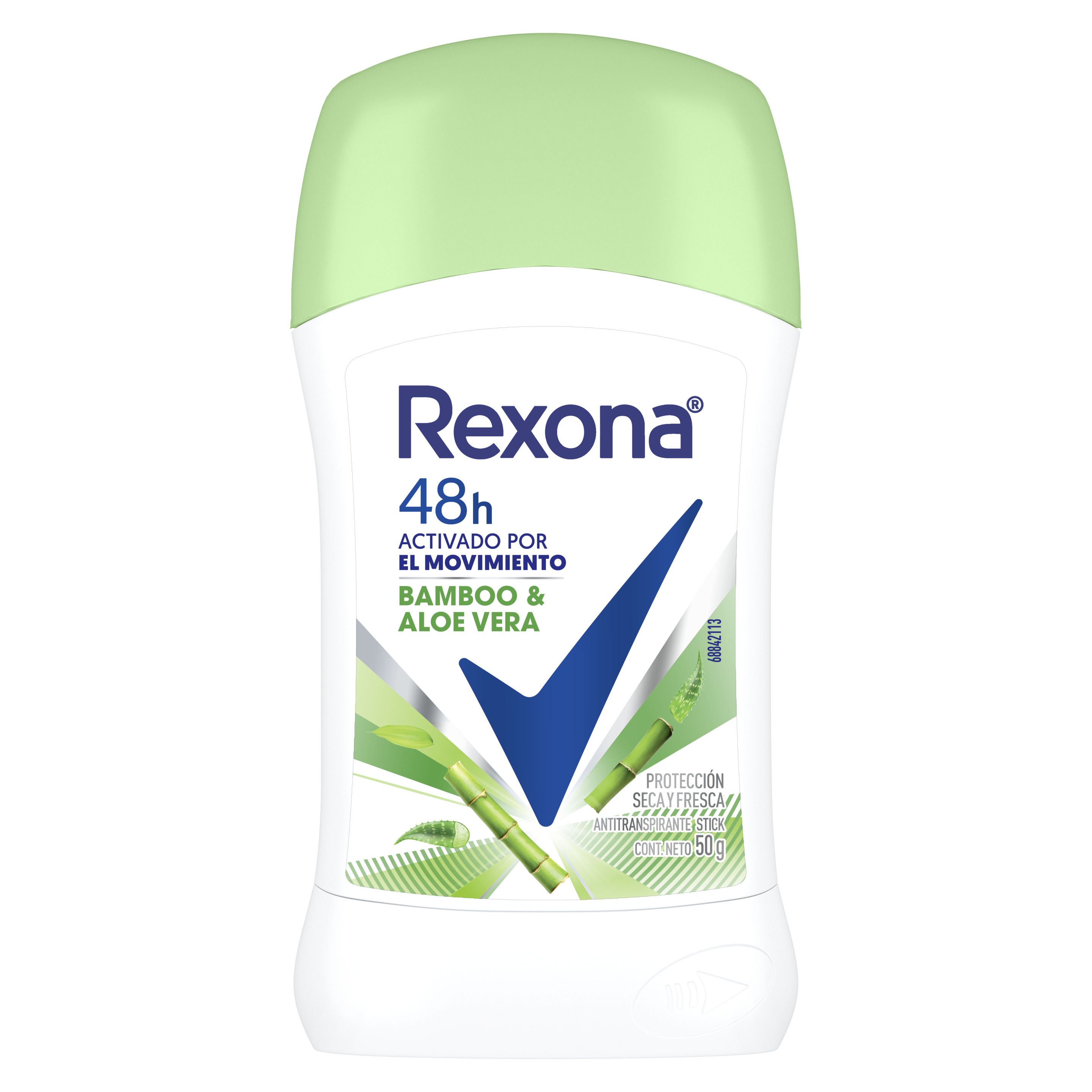 Desodorante Antitranspirante En Barra Rexona Bamboo 45gr