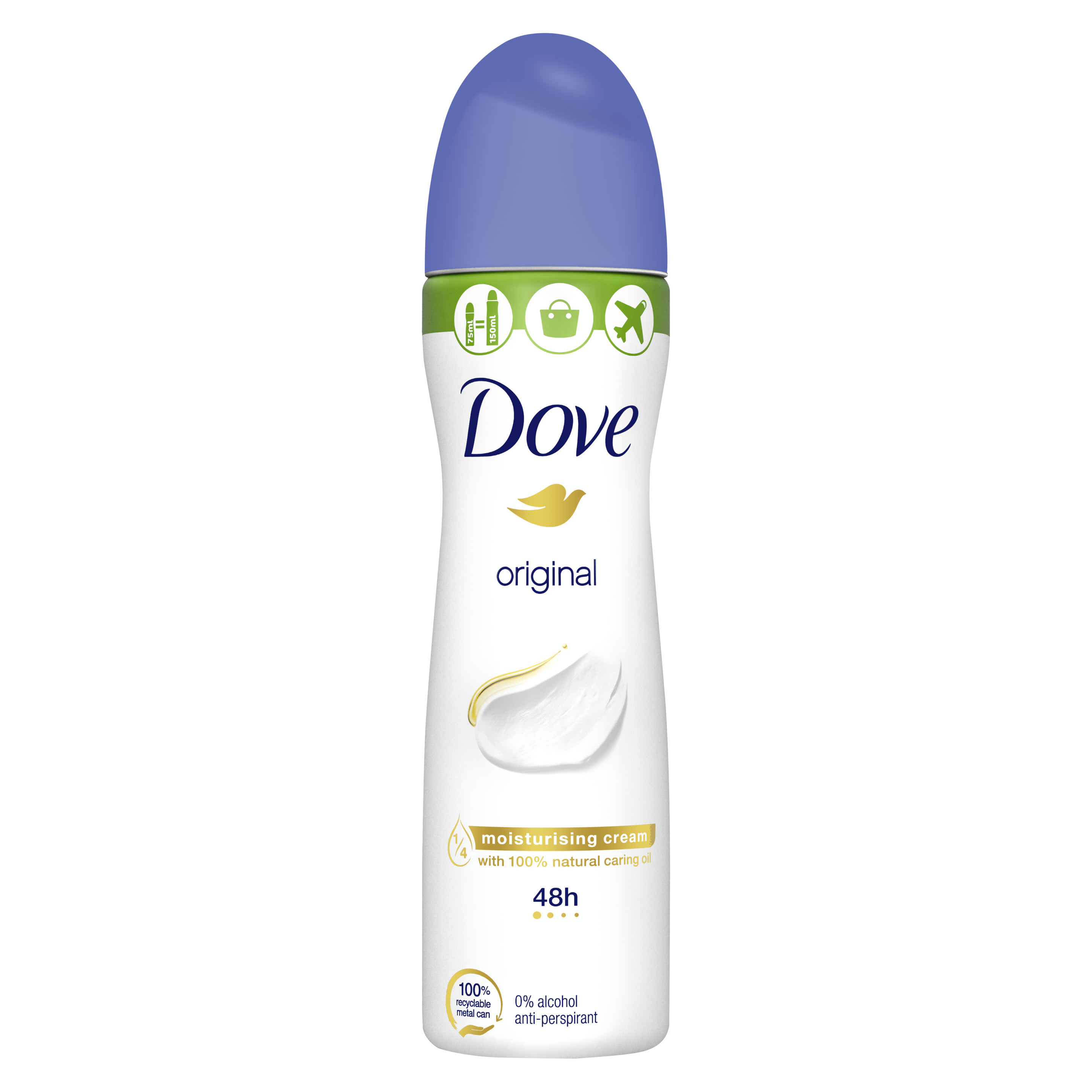 Dove Compressed Original Antiperspirant Deodorant 75ml