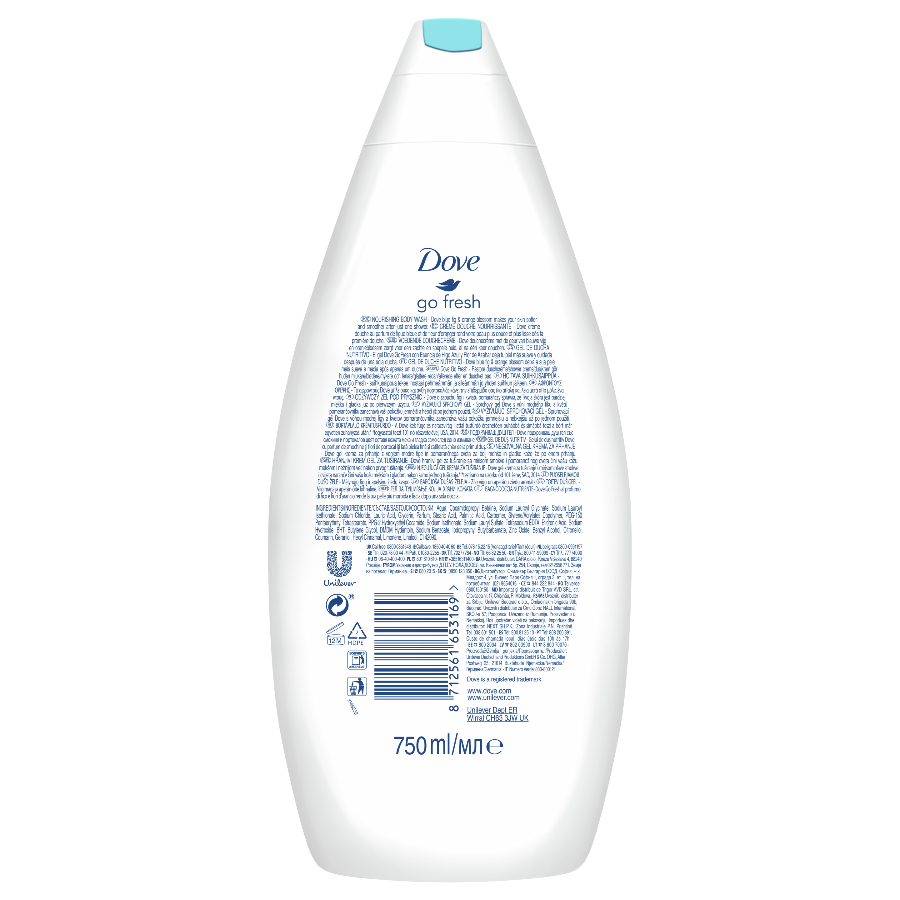 подхранващ душ гел Restore