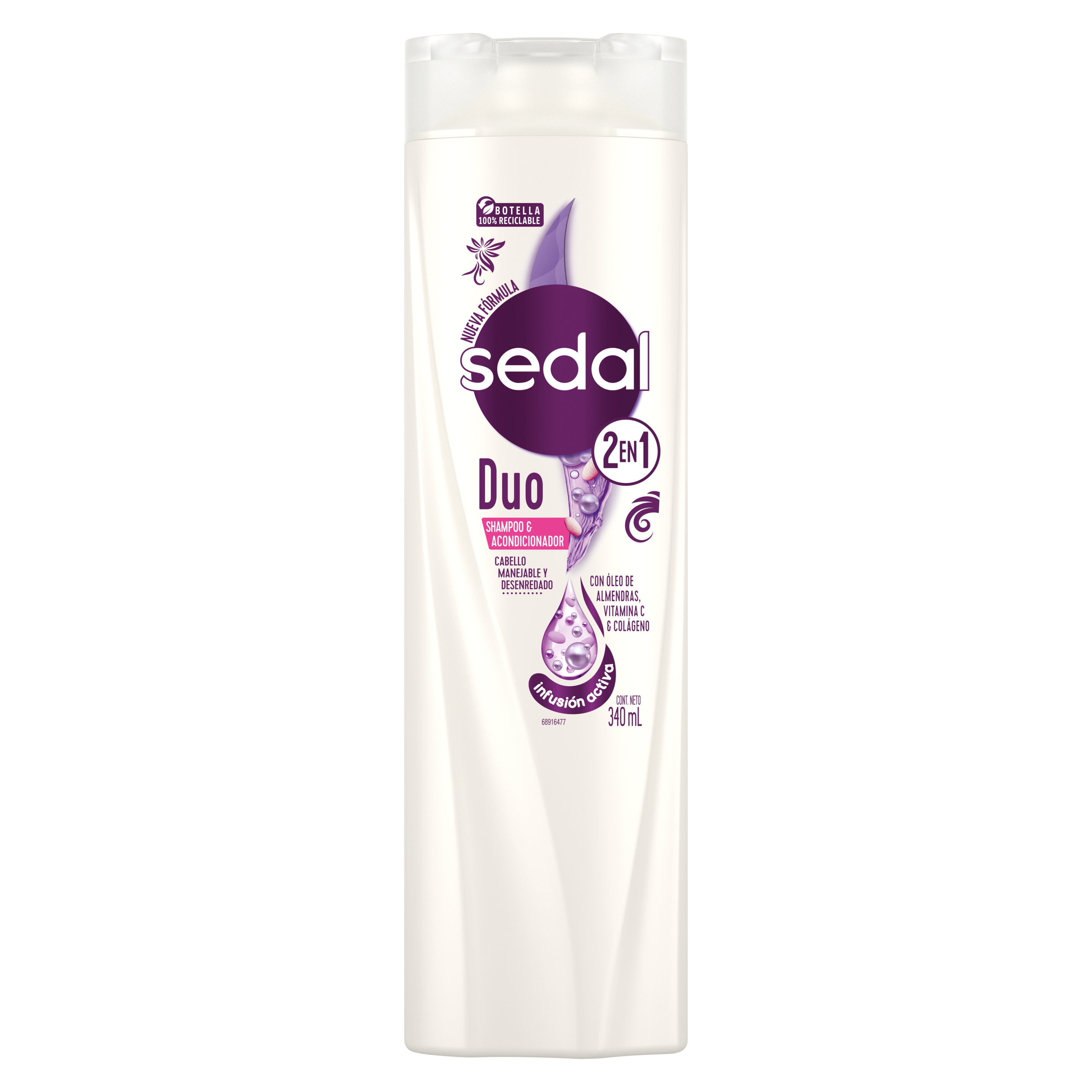 Shampoo & Acondicionador Sedal Duo 2 en 1 340ML