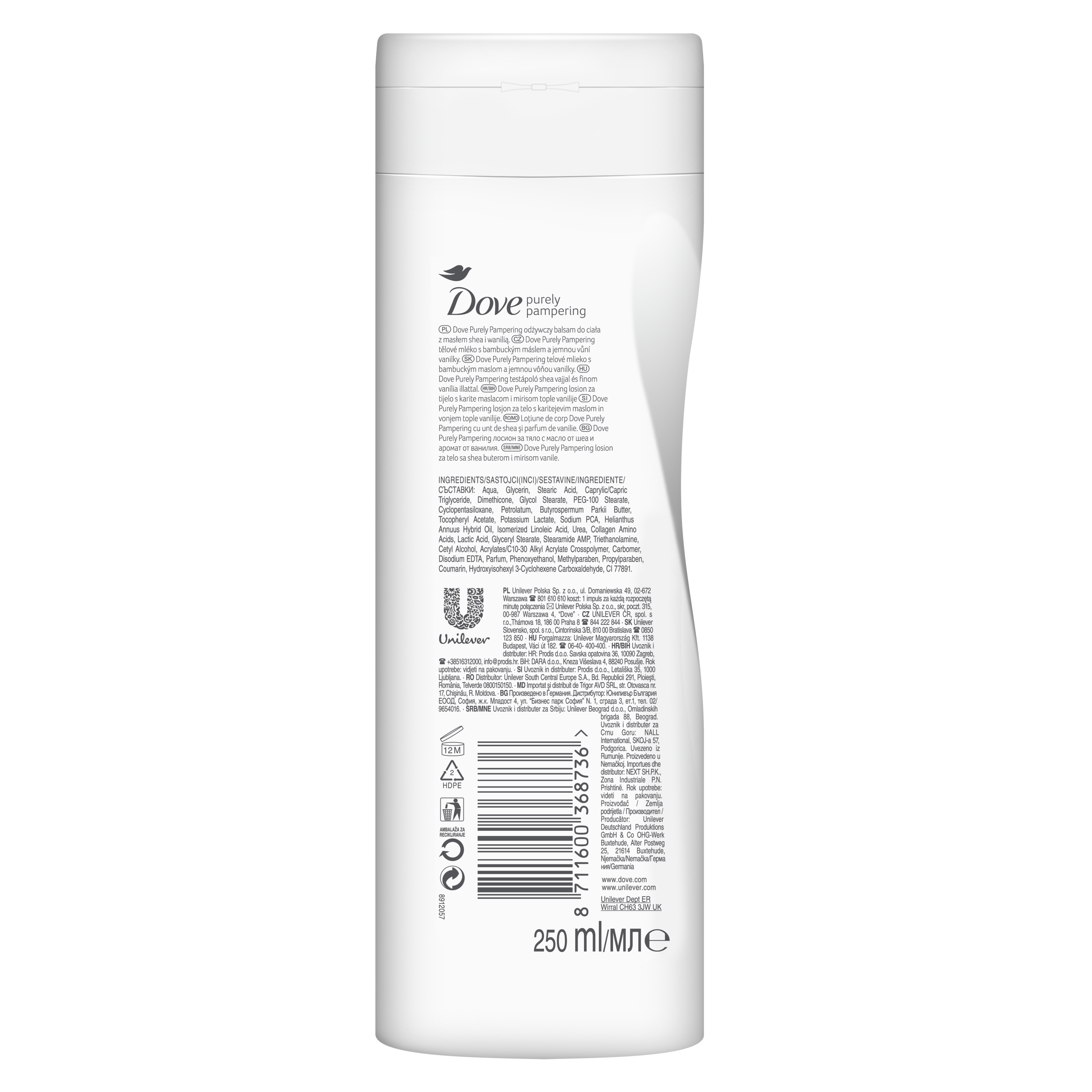 Loțiune de corp Purely Pampering Shea Butter with Warm Vanilla