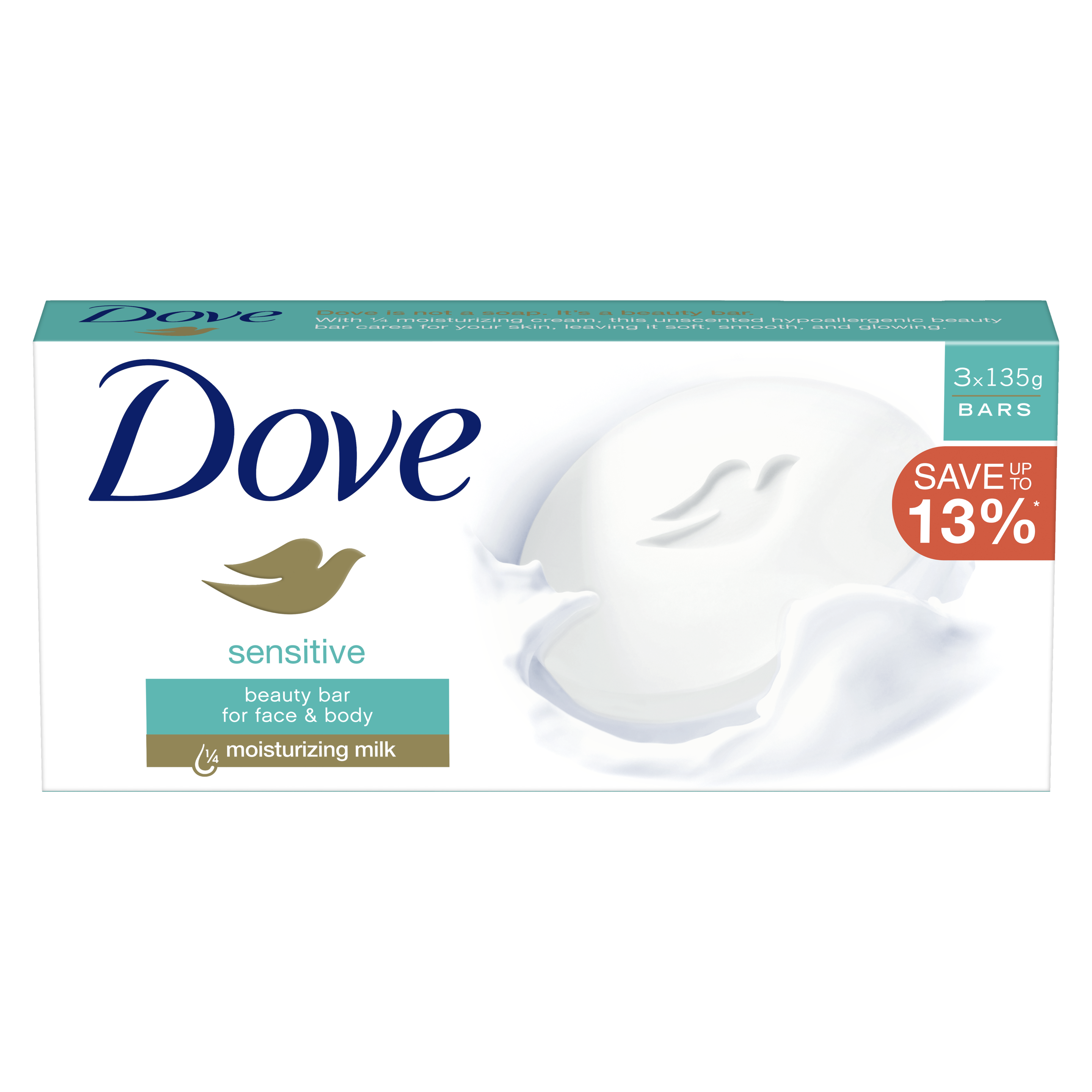 Dove Original Beauty Cream Bar 3x135g