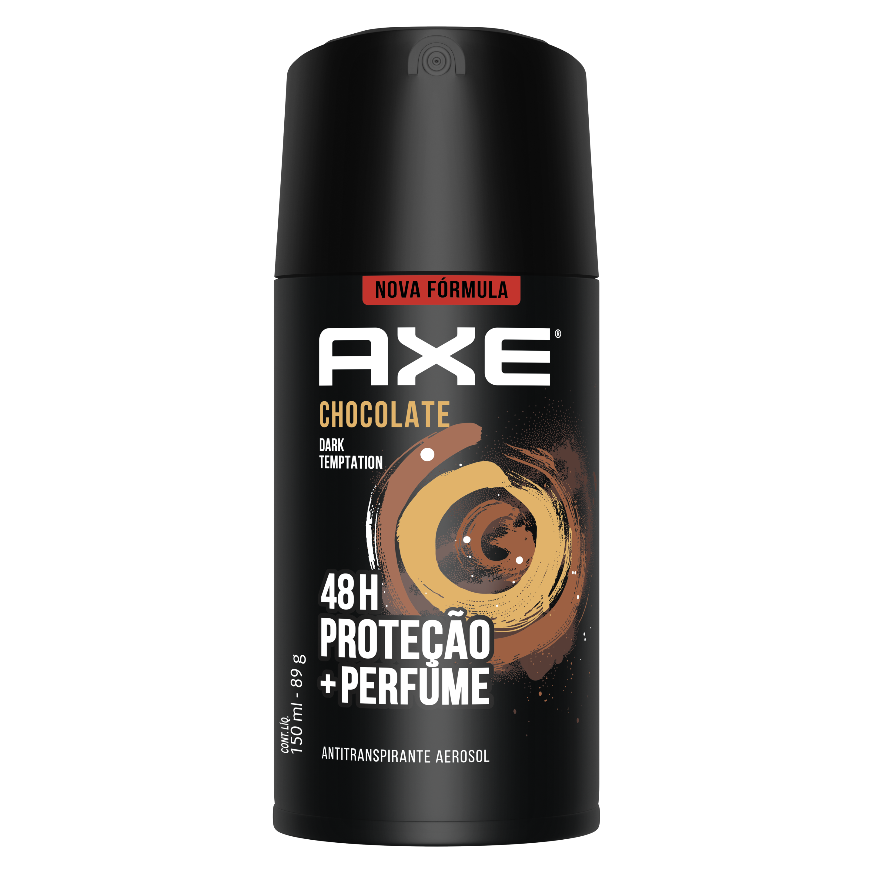Axe Dark Temptation é um desodorante com cheiro de chocolate e proteção 48h