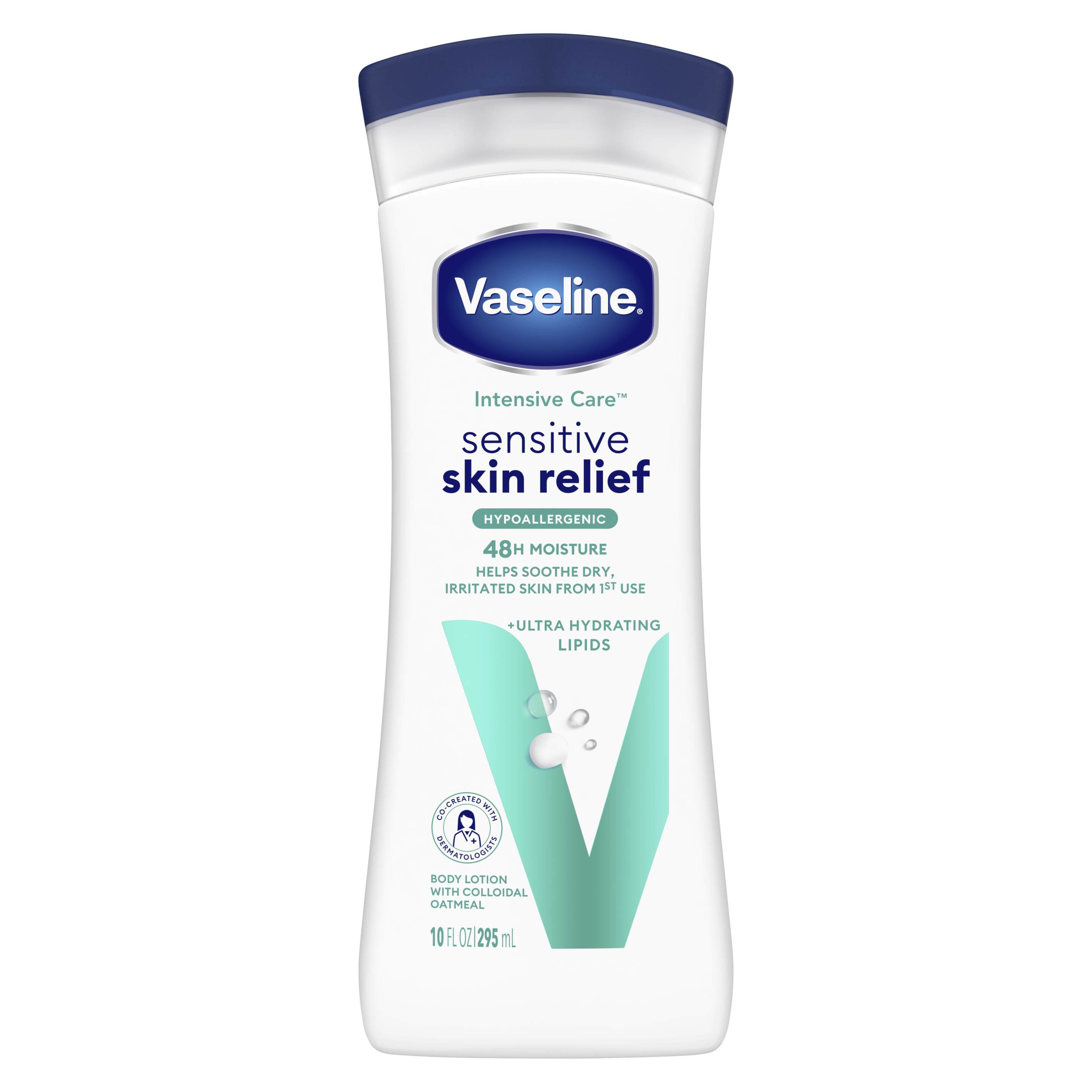 Vaseline® Intensive Care™ Sensitive Skin Relief front of pack