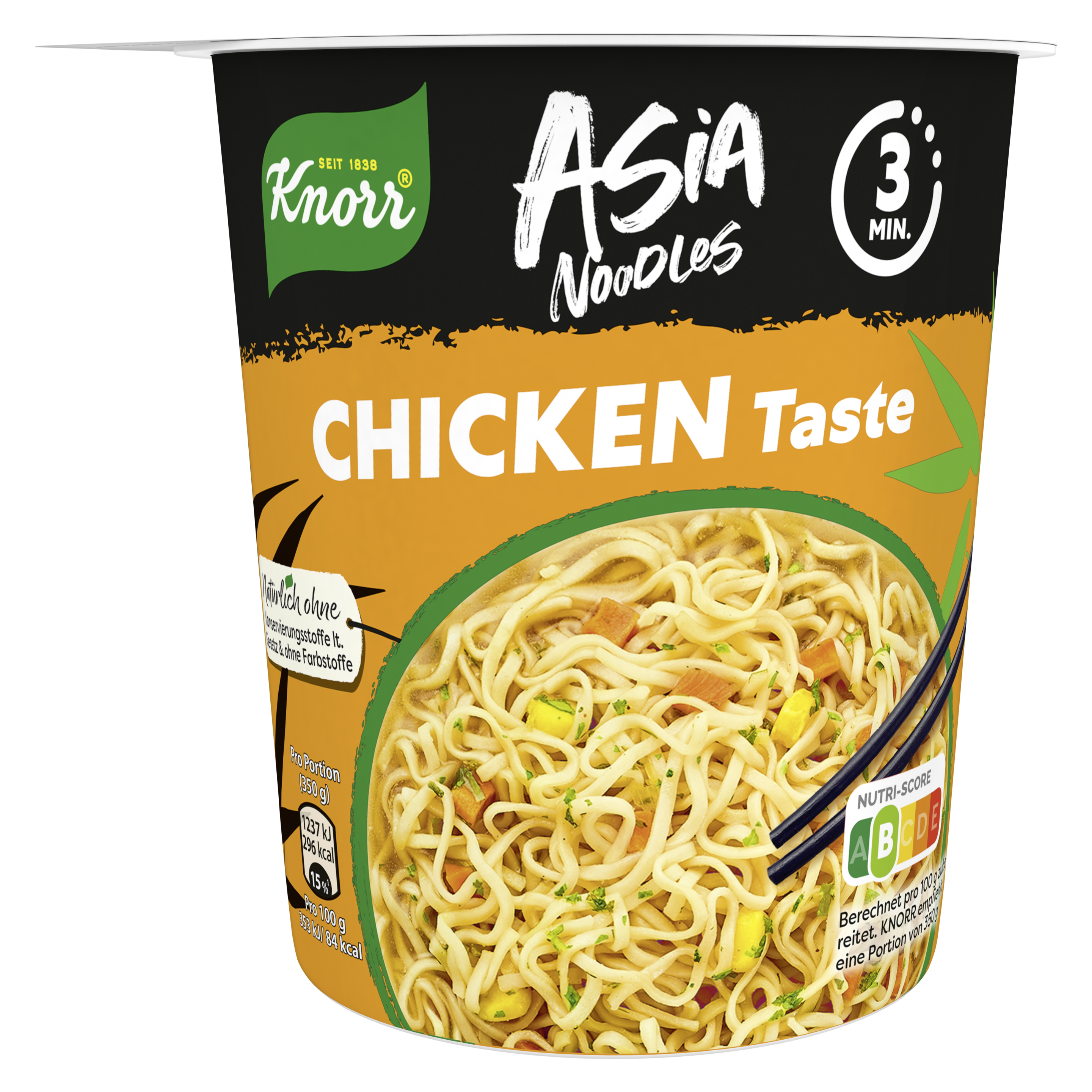 Knorr Asia Noodles Snackbecher Chicken Taste 65g