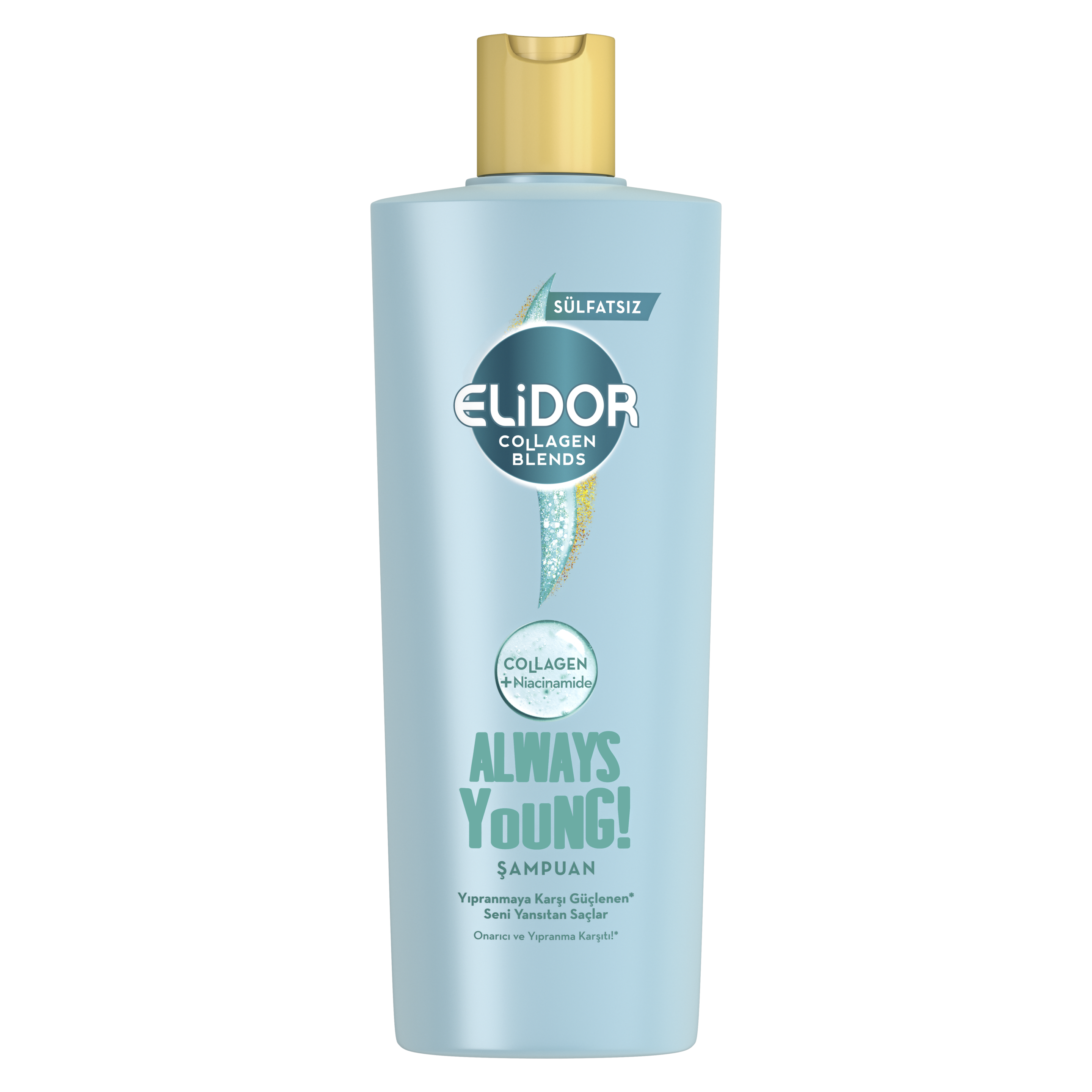 Collagen Blends Sülfatsız Saç Bakım Şampuanı Always Young Onarıcı ve Yıpranma Karşıtı 350 ml